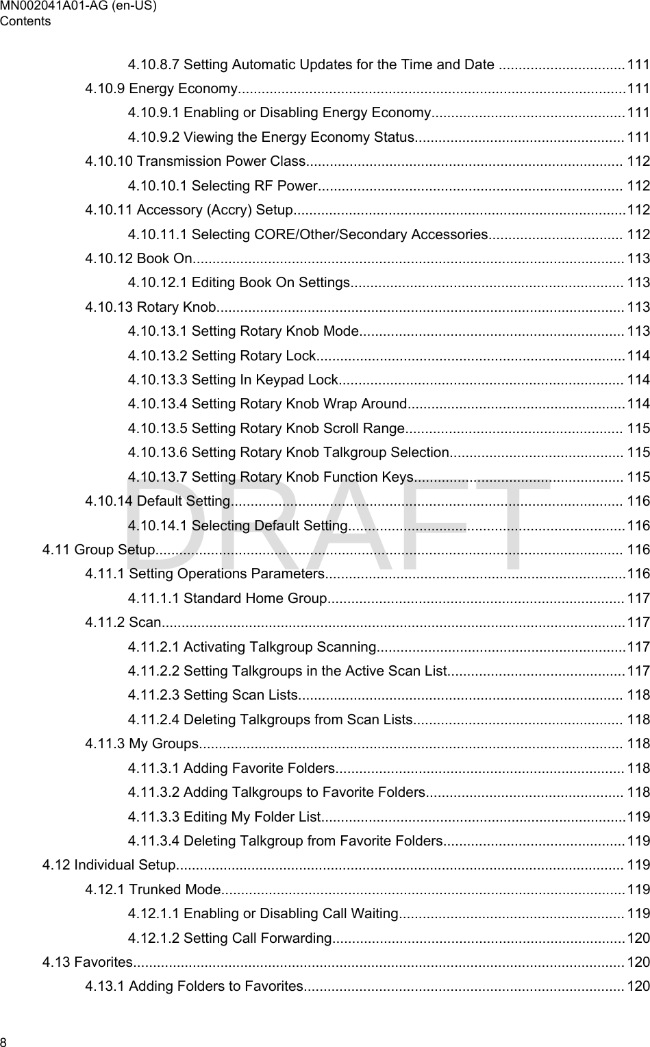 Page 8 of Motorola Solutions 89FT5877 2-way Portable Radio with BT and BLE User Manual MTP8550Ex  Feature User Guide