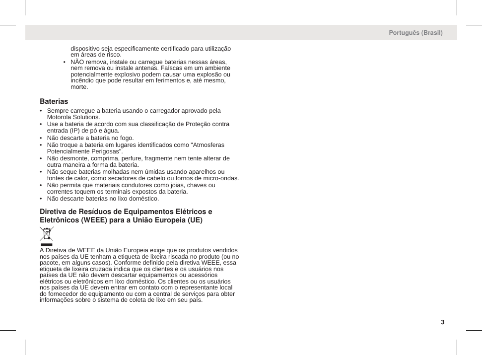 Page 17 of Motorola Solutions 89FT5877 2-way Portable Radio with BT and BLE User Manual III