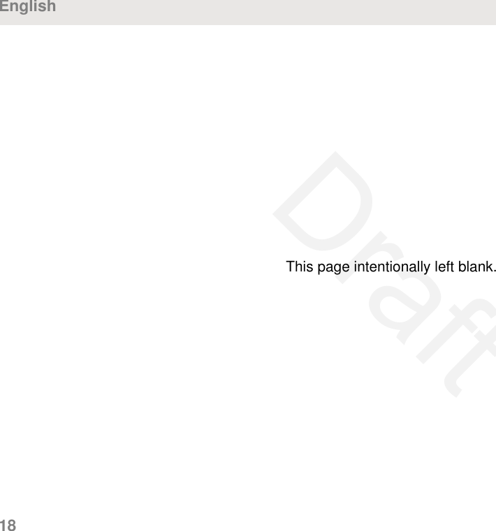 EnglishThis page intentionally left blank.18Draft