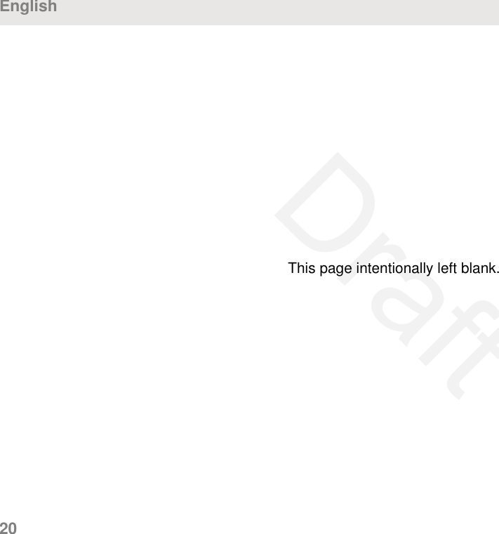 EnglishThis page intentionally left blank.20Draft