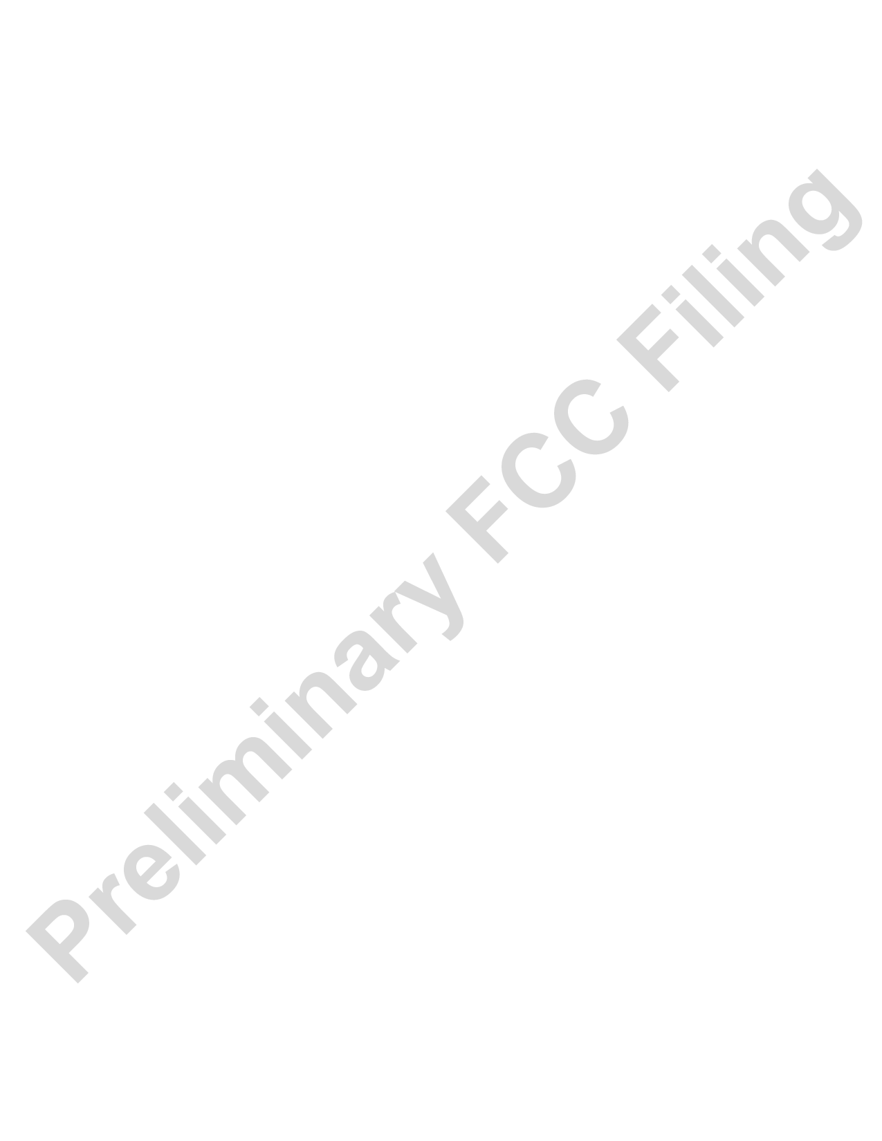 Preliminary FCC Filing
