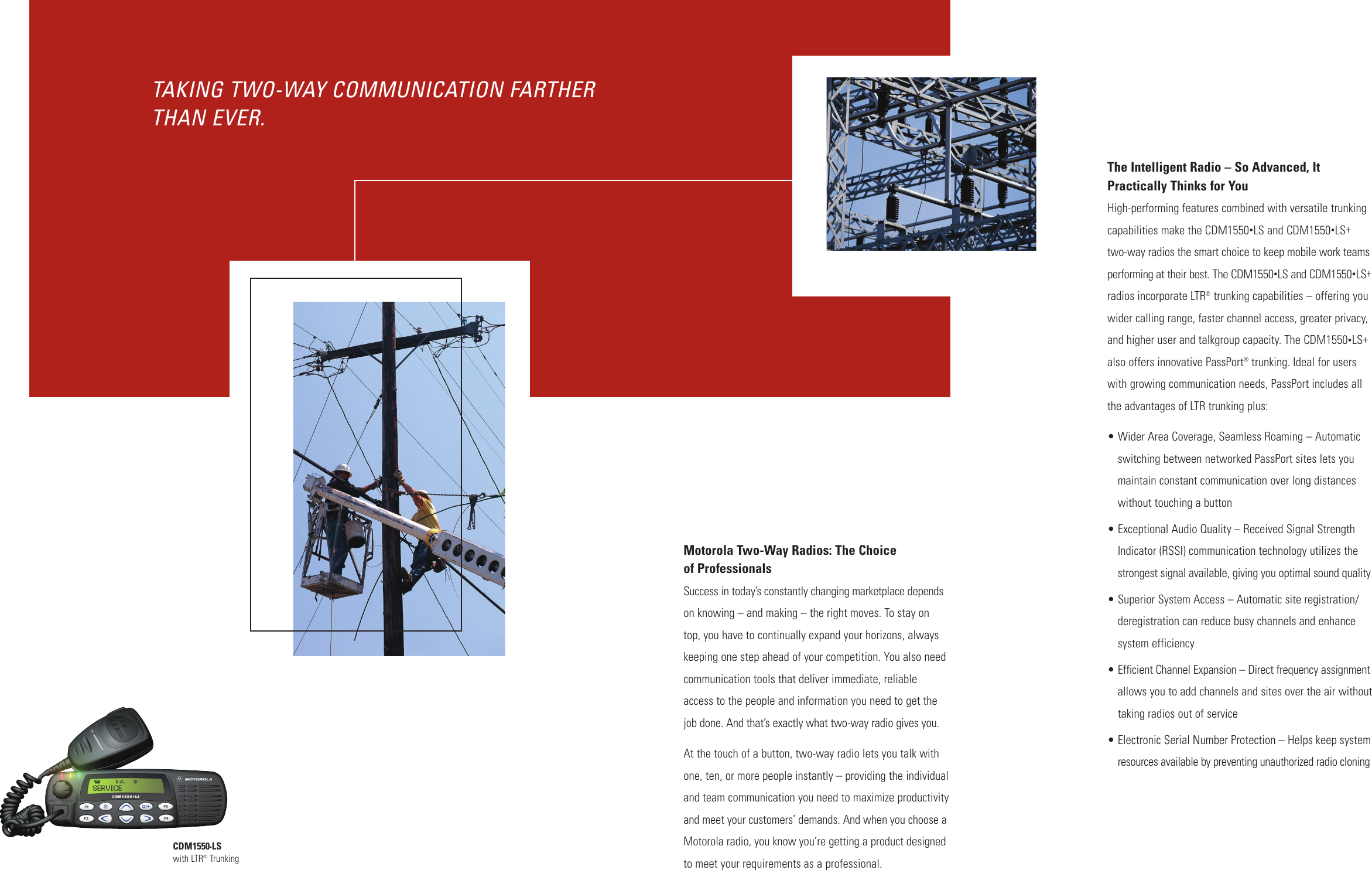 Page 2 of 5 - Motorola Motorola-Cdm1550-Ls-Users-Manual- CDM1550 Brochure NEW Motorola-cdm1550-ls-users-manual