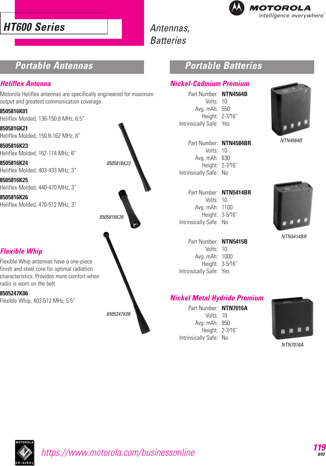 Page 10 of 12 - Motorola Motorola-Ht600-Users-Manual- Moto_portable  Motorola-ht600-users-manual