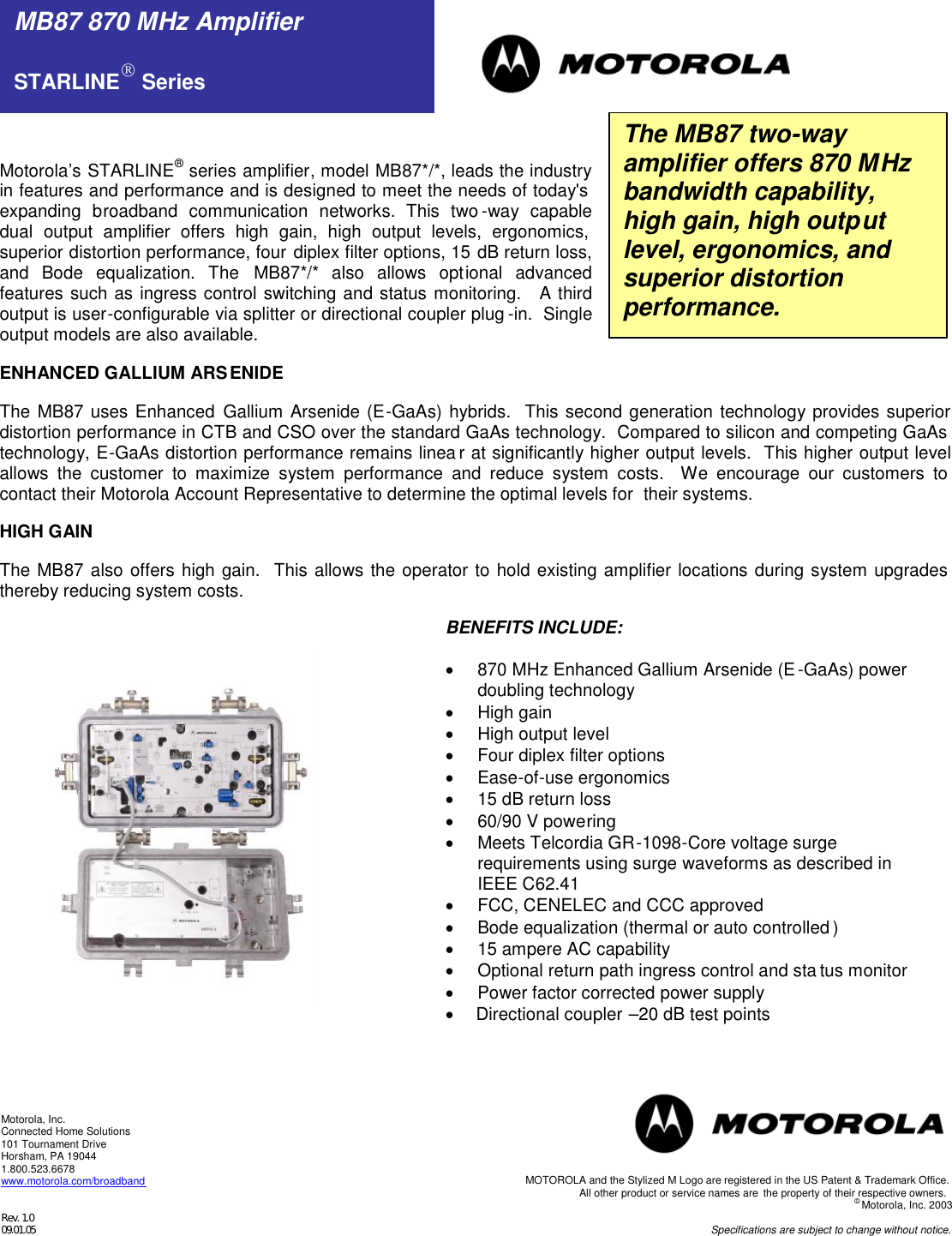 Page 1 of 12 - Motorola Motorola-Mb87-Users-Manual-  Motorola-mb87-users-manual