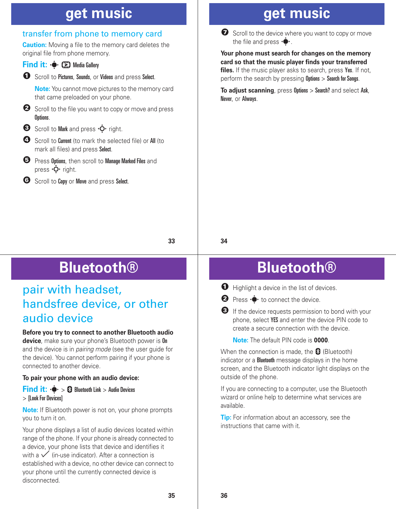 Page 9 of 10 - Motorola Motorola-Motorokr-Z6M-Cdma-Alltel-Quick-Start-Manual-  Motorola-motorokr-z6m-cdma-alltel-quick-start-manual