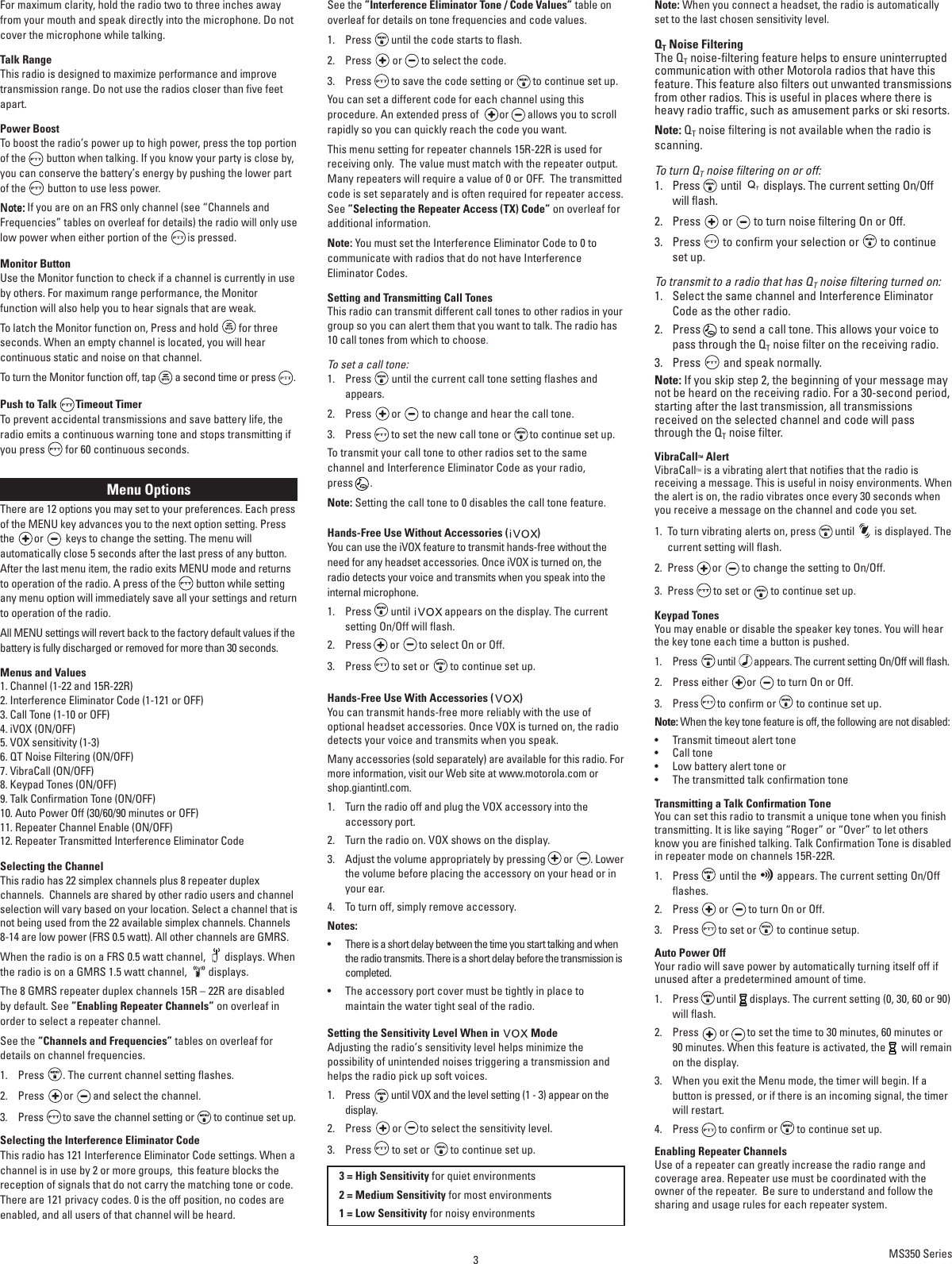 Page 3 of 5 - Motorola Motorola-Motorola-Ms350R-Two-Way-Radio-Ms350R-Users-Manual- Web  Motorola-motorola-ms350r-two-way-radio-ms350r-users-manual