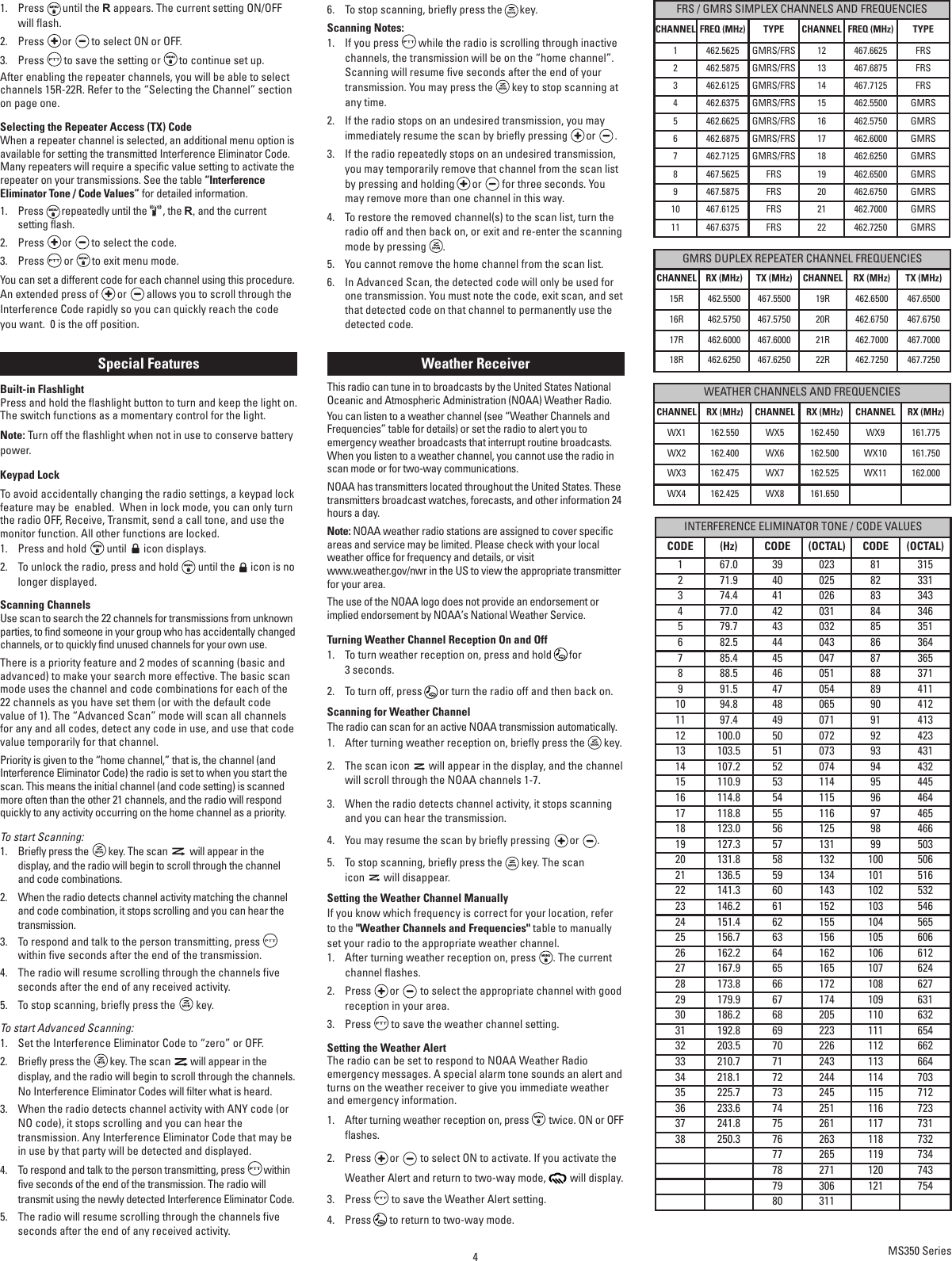 Page 4 of 5 - Motorola Motorola-Motorola-Ms350R-Two-Way-Radio-Ms350R-Users-Manual- Web  Motorola-motorola-ms350r-two-way-radio-ms350r-users-manual