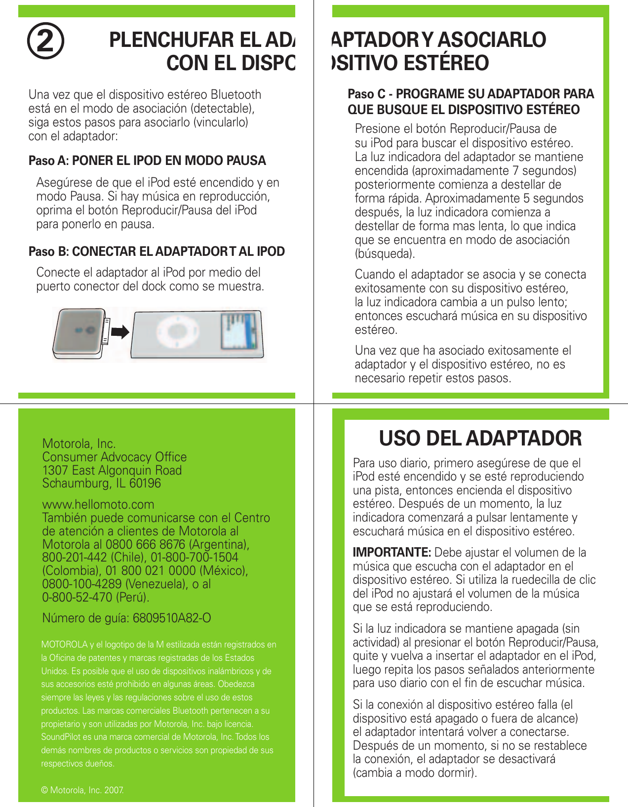 Page 5 of 6 - Motorola Motorola-Motostart-D650-Users-Manual- 9510a82o  Motorola-motostart-d650-users-manual