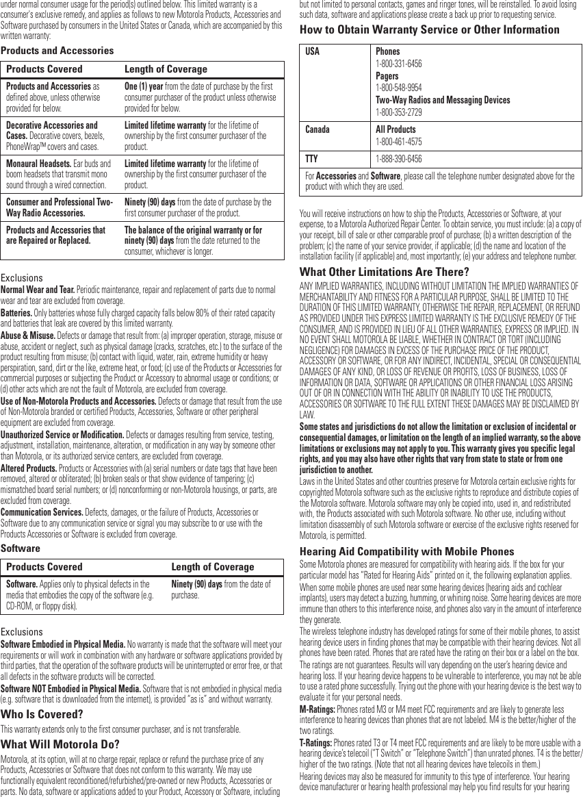 Page 8 of 10 - Motorola Motorola-Razr-V3S-Getting-Started-Guide- Motorola-razr-v3s-getting-started-guide