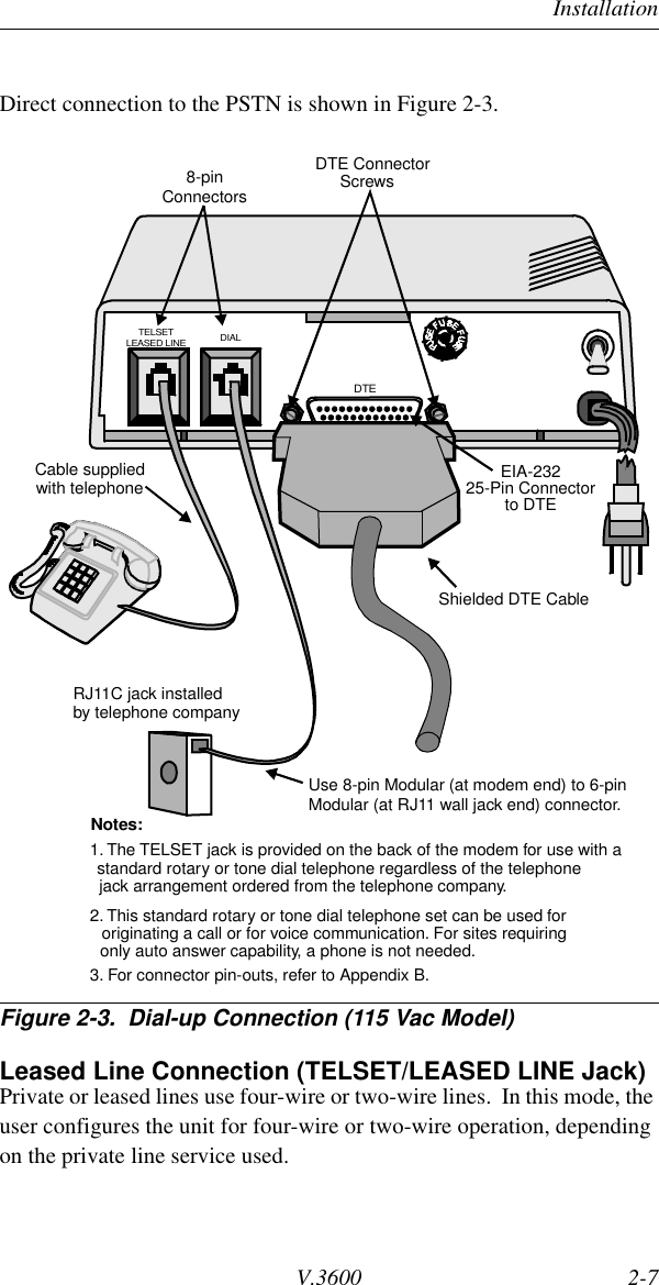 Motorola V 3600 Users Manual V 3600 Modem User S Guide