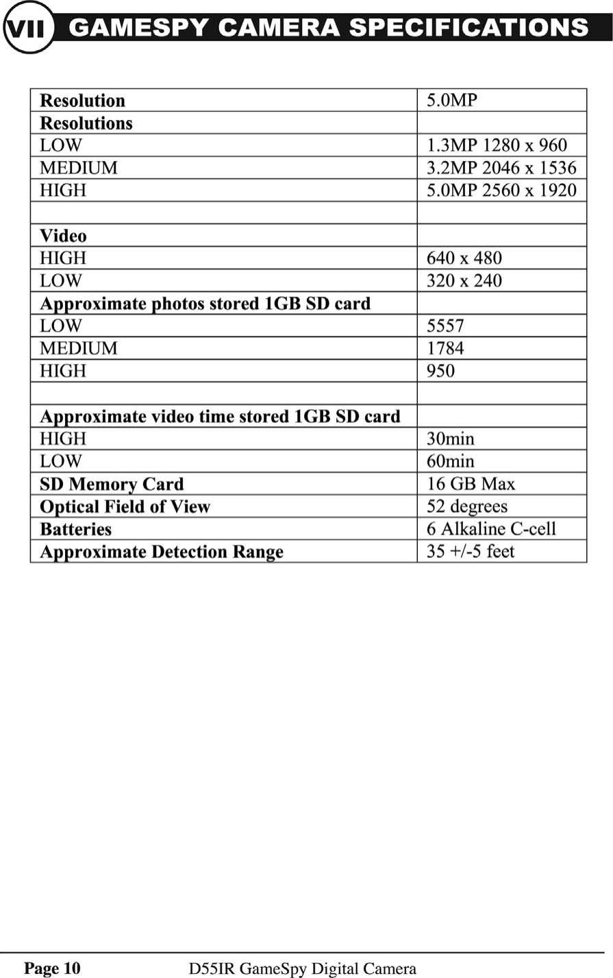 Page 10 of 11 - Moultrie Moultrie-Gamespy-D55Ir-Users-Manual- ManualsLib - Makes It Easy To Find Manuals Online!  Moultrie-gamespy-d55ir-users-manual