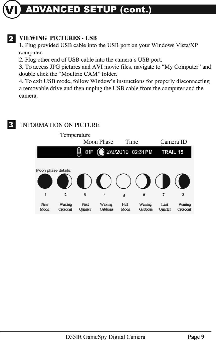 Page 9 of 11 - Moultrie Moultrie-Gamespy-D55Ir-Users-Manual- ManualsLib - Makes It Easy To Find Manuals Online!  Moultrie-gamespy-d55ir-users-manual