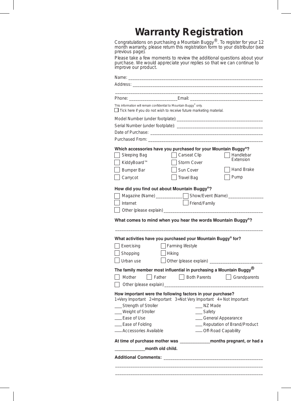 Page 11 of 11 - Mountain-Buggy Mountain-Buggy-Breeze-Single-B1204-Users-Manual-  Mountain-buggy-breeze-single-b1204-users-manual