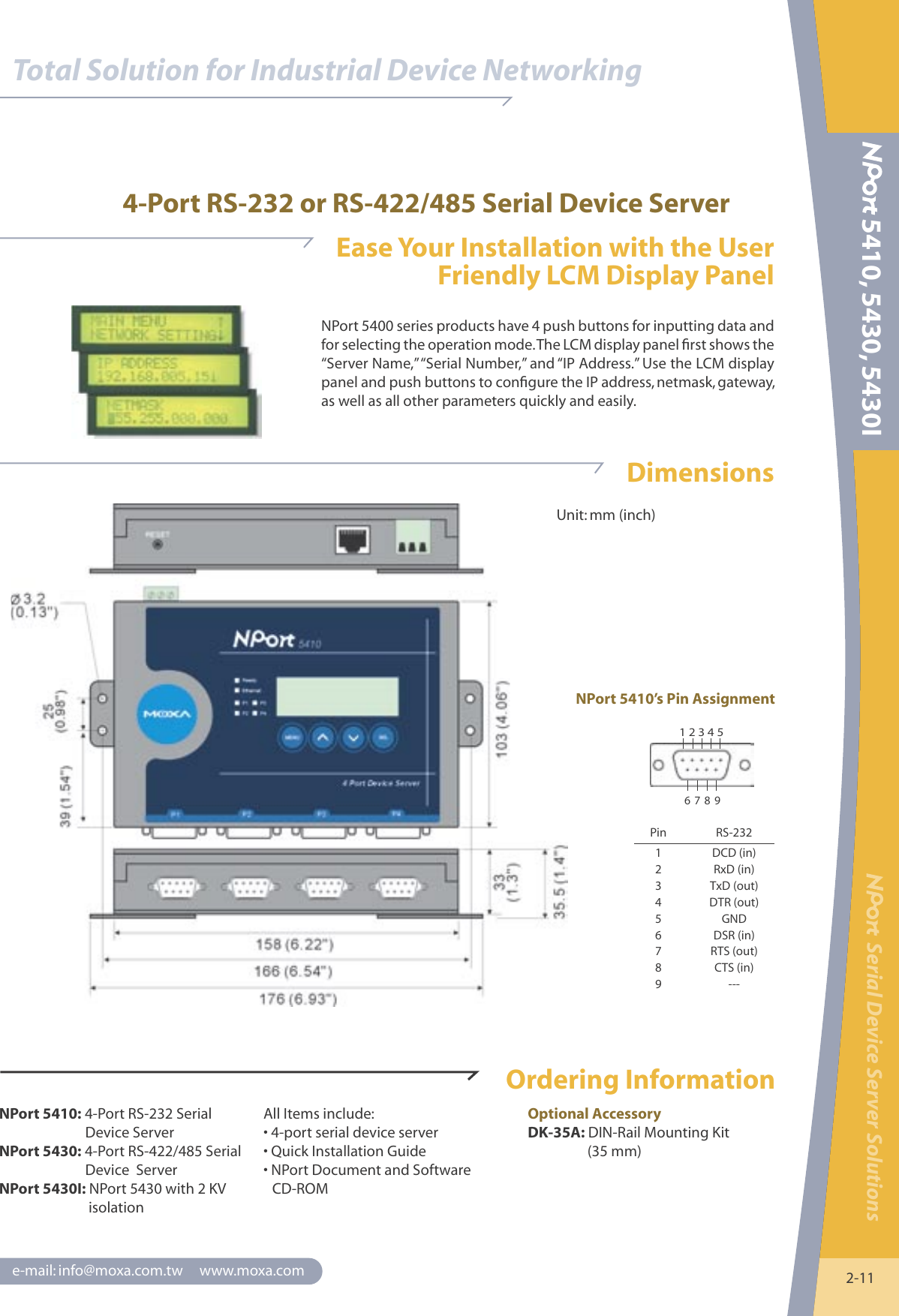 Page 4 of 4 - Moxa-Technologies Moxa-Technologies-Nport-5410-Users-Manual-  Moxa-technologies-nport-5410-users-manual