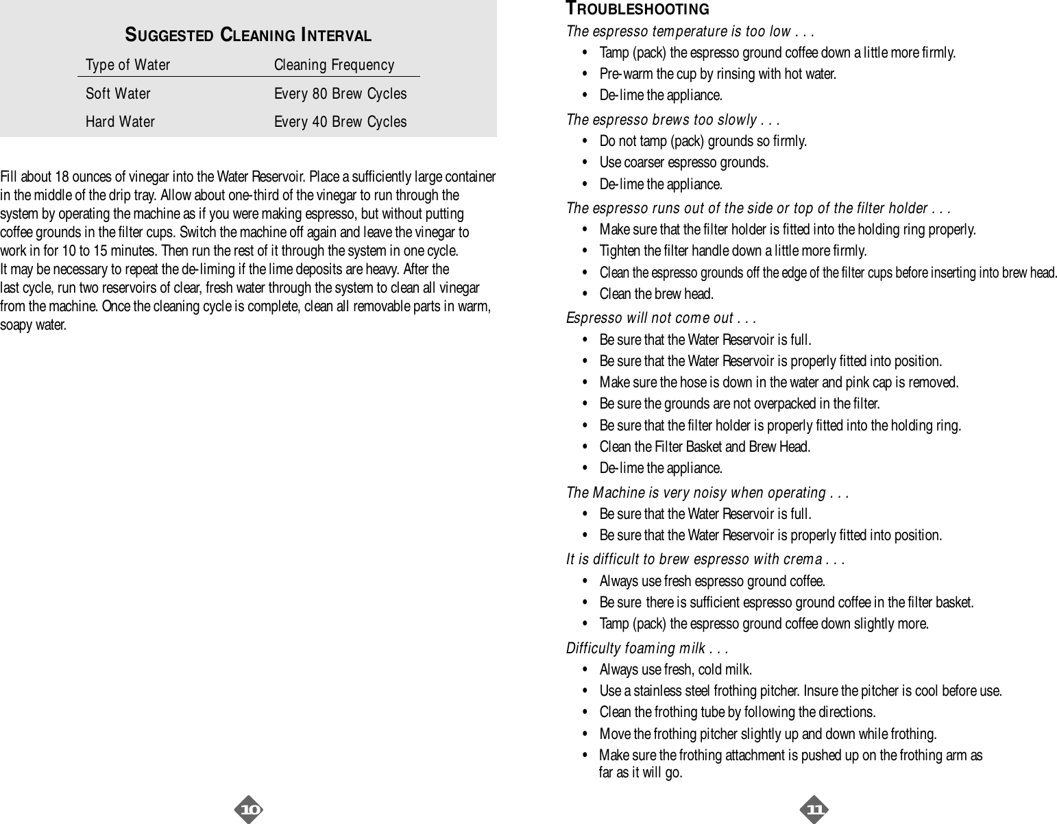Page 6 of 8 - Mrcoffee Mrcoffee-Ecmp30-33-Users-Manual-  Mrcoffee-ecmp30-33-users-manual