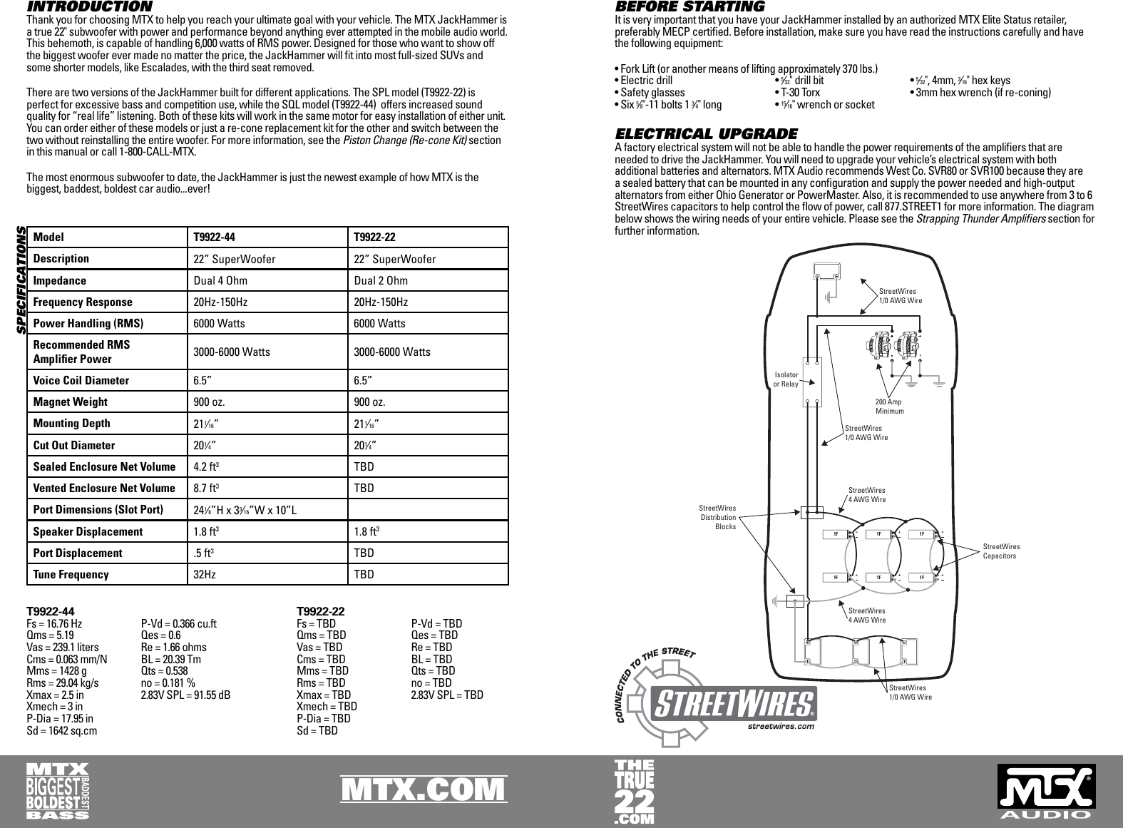 Page 2 of 9 - Mtx-Audio Mtx-Audio-Jackhammer-Users-Manual-  Mtx-audio-jackhammer-users-manual