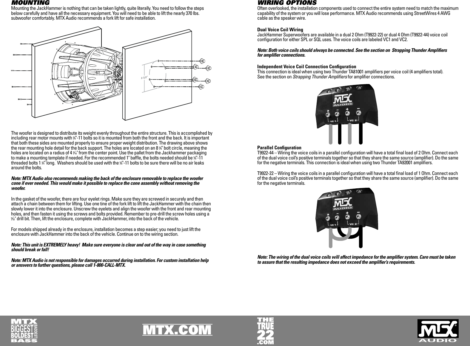 Page 4 of 9 - Mtx-Audio Mtx-Audio-Jackhammer-Users-Manual-  Mtx-audio-jackhammer-users-manual
