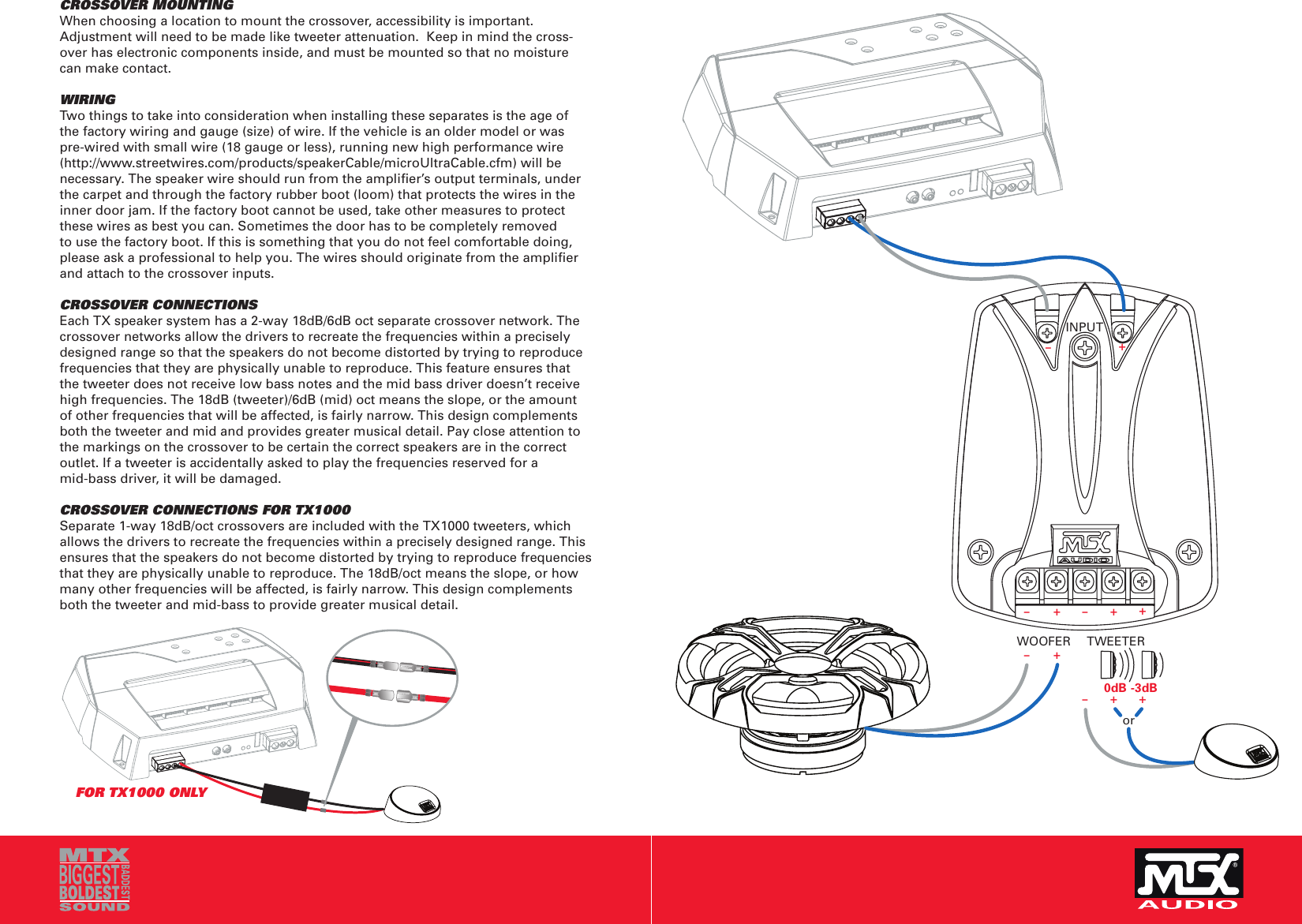 Page 4 of 6 - Mtx-Audio Mtx-Audio-Mtx-Thunder-Axe-Separates-Tx4001-Users-Manual- TX Owners Manual Mtx-audio-mtx-thunder-axe-separates-tx4001-users-manual