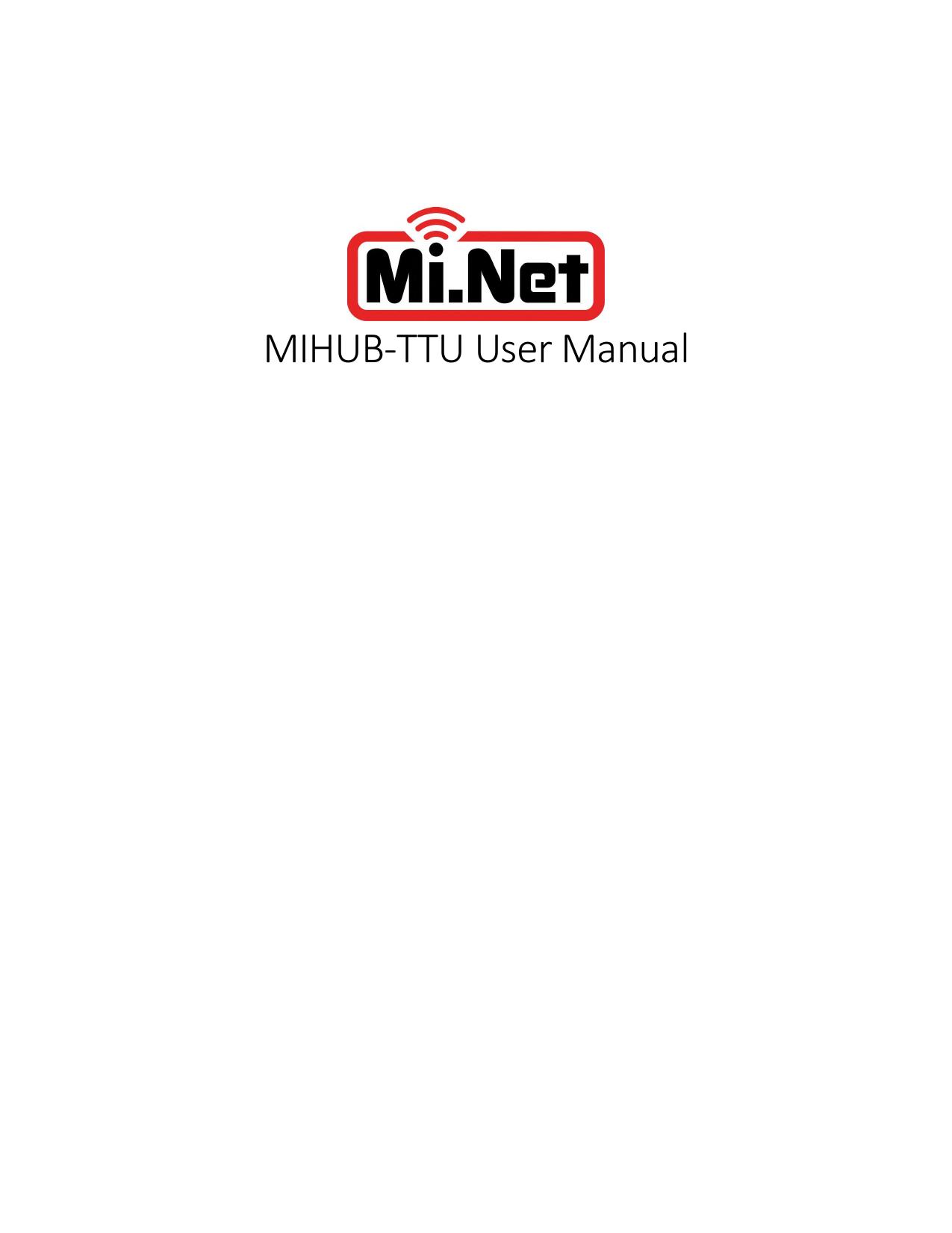 MIHUB-TTU User Manual 