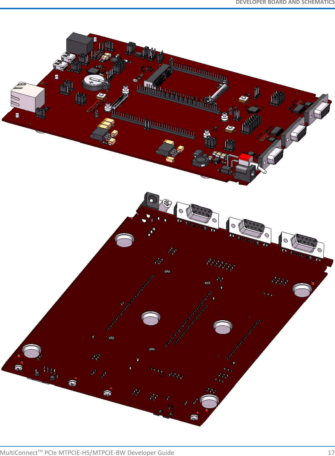 DEVELOPER BOARD AND SCHEMATICSMultiConnectTM PCIe MTPCIE-H5/MTPCIE-BW Developer Guide 17