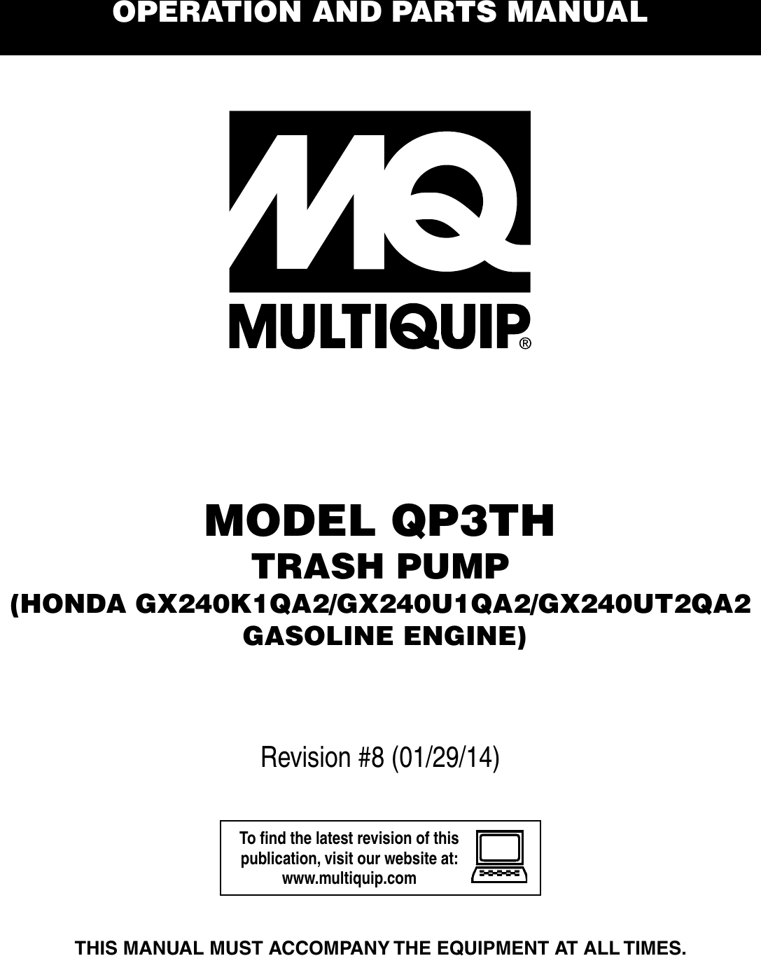 multiquip-heat-pump-qp3th-users-manual