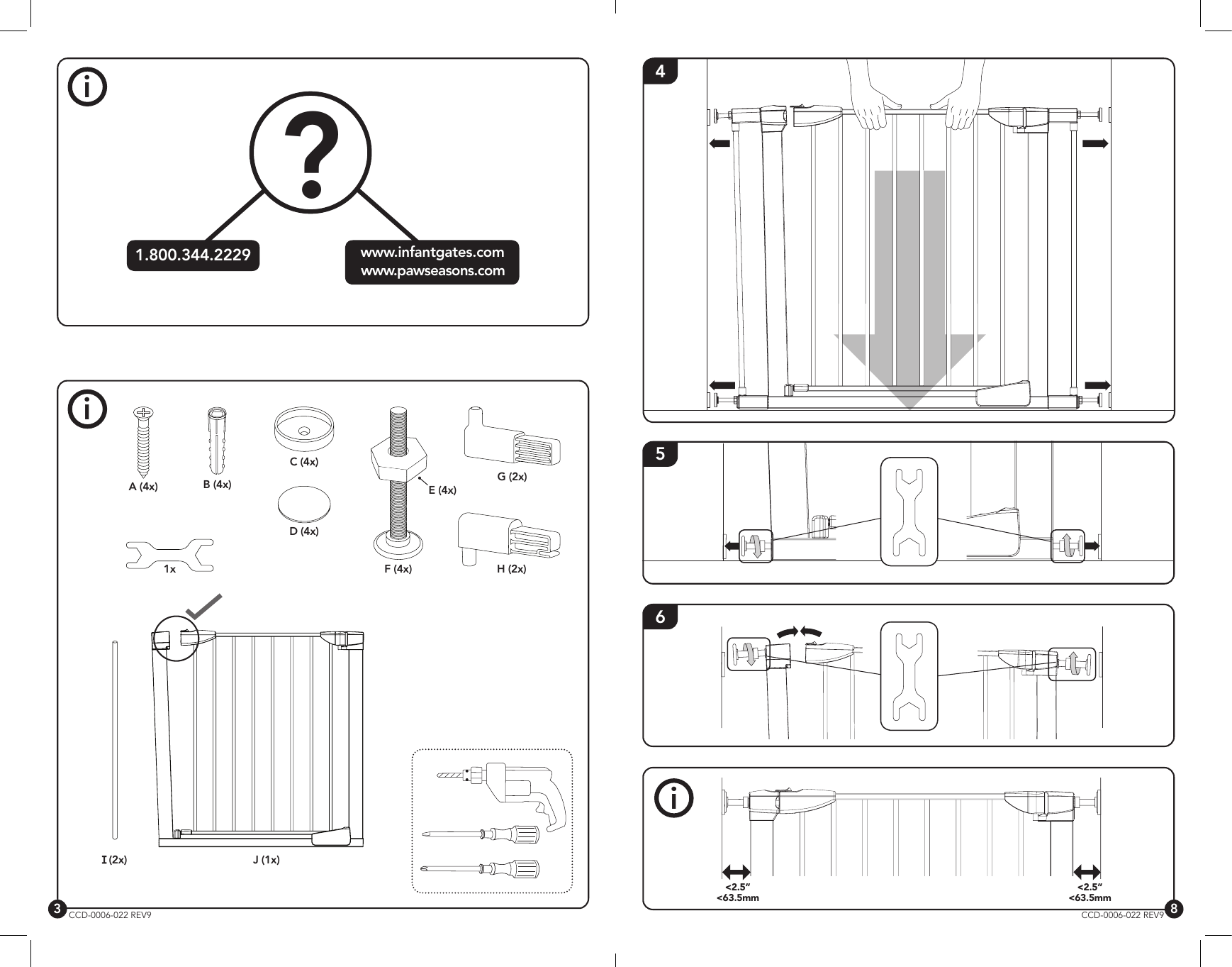 Page 4 of 6 - Munchkin Munchkin-Auto-Close-Metal-Gate-Owner-S-Manual MK0006-022-IS-T4 GLOBAL_AutoCloseGuide