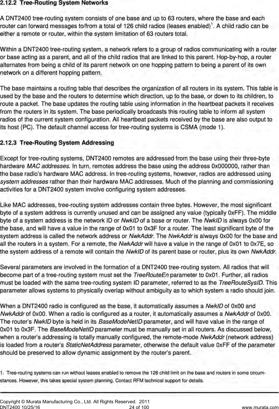 Page 25 of Murata Electronics North America DNT2400P 2.4GHz Transceiver Module User Manual 16 0346   Exhibit Cover