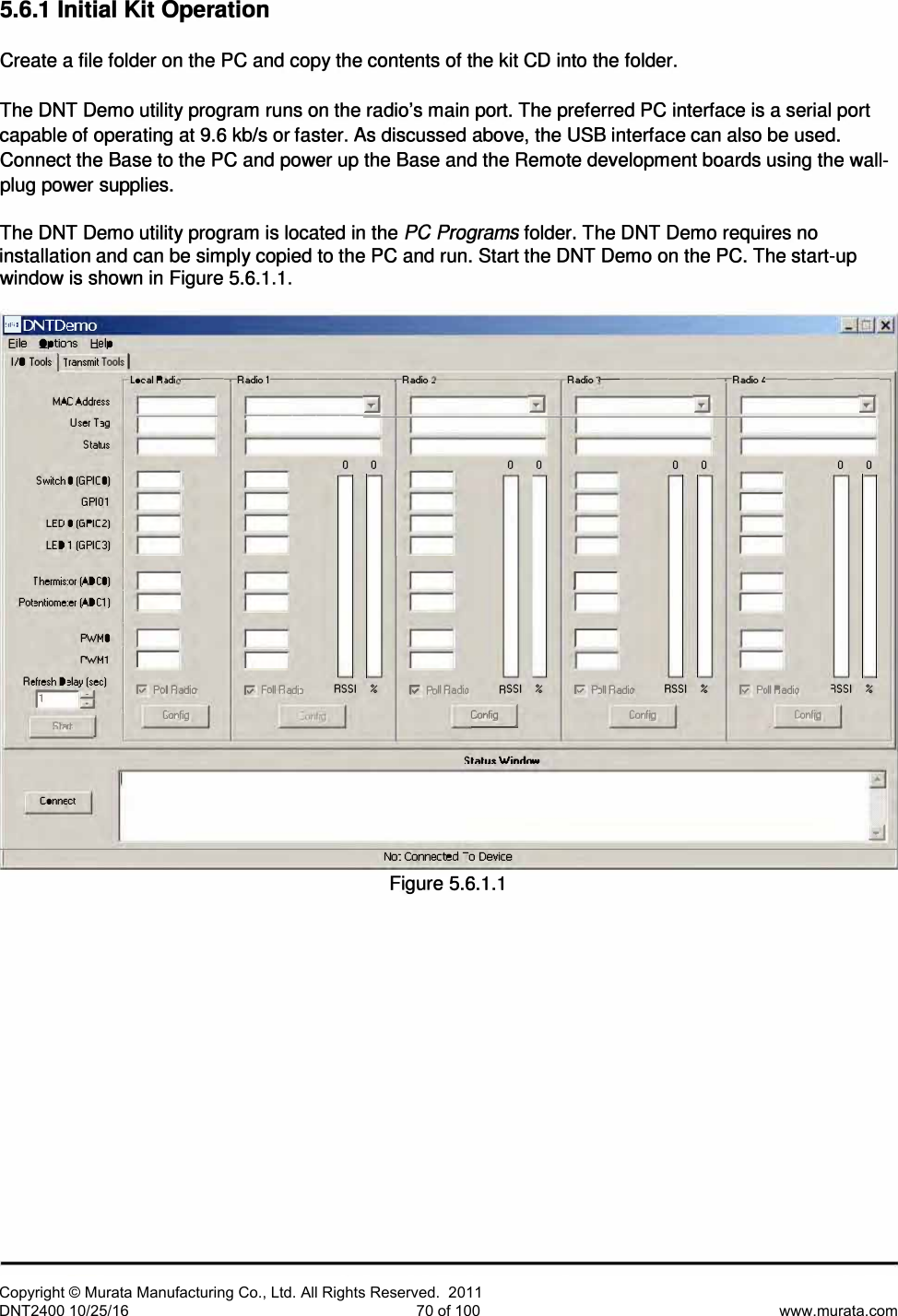 Page 22 of Murata Electronics North America DNT2400P 2.4GHz Transceiver Module User Manual 16 0346   Exhibit Cover
