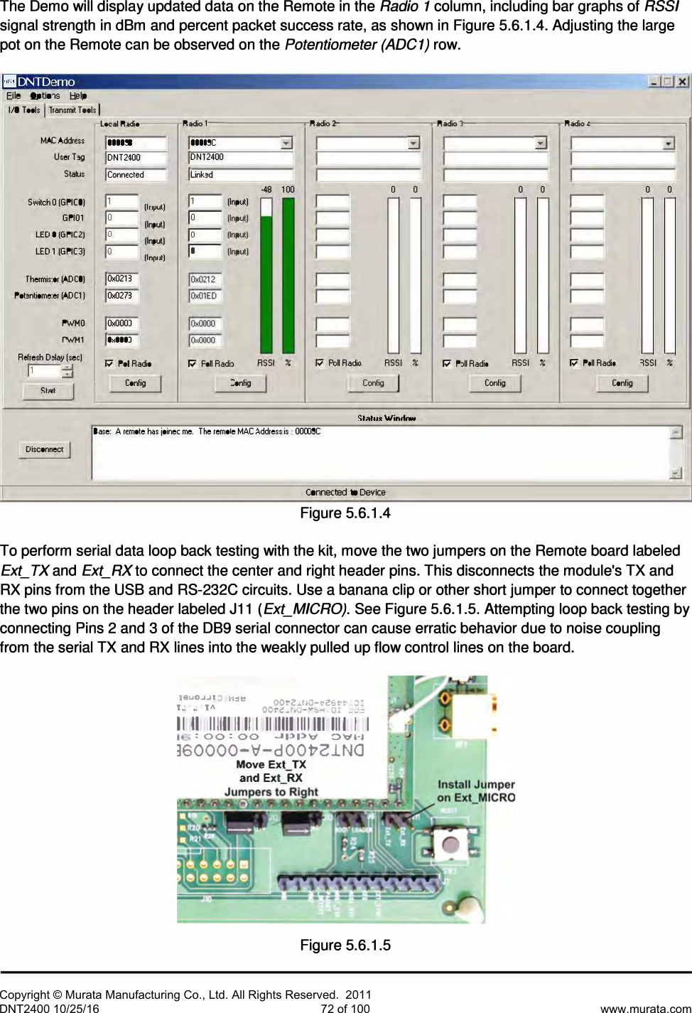 Page 24 of Murata Electronics North America DNT2400P 2.4GHz Transceiver Module User Manual 16 0346   Exhibit Cover