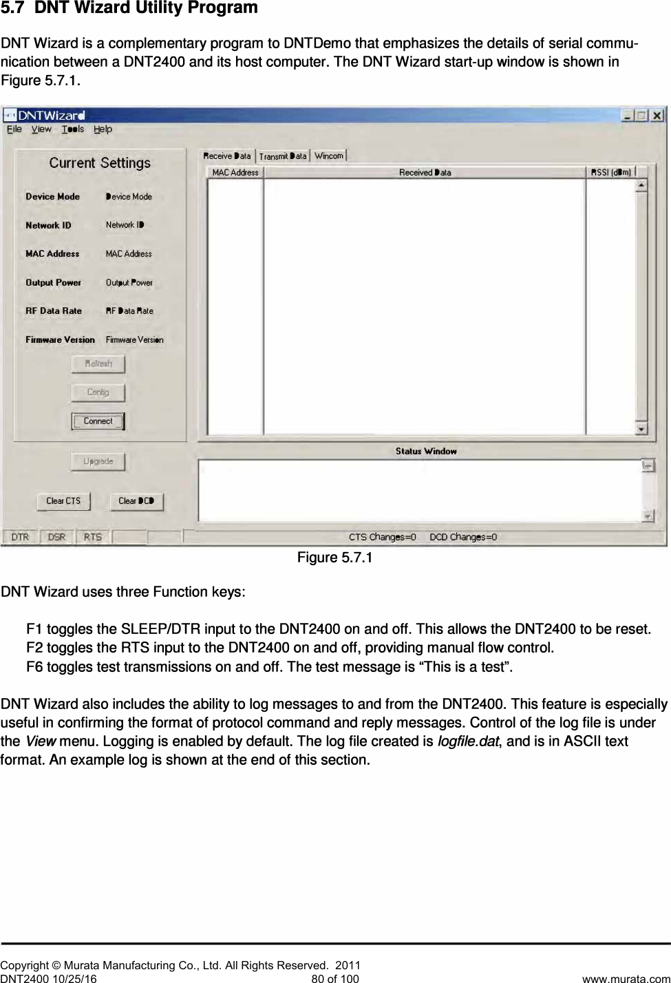 Page 32 of Murata Electronics North America DNT2400P 2.4GHz Transceiver Module User Manual 16 0346   Exhibit Cover