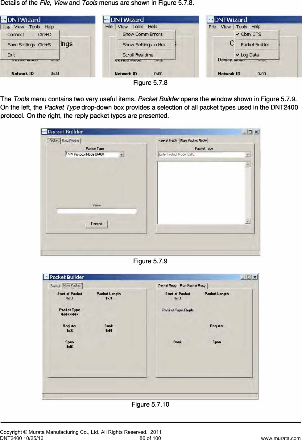 Page 38 of Murata Electronics North America DNT2400P 2.4GHz Transceiver Module User Manual 16 0346   Exhibit Cover