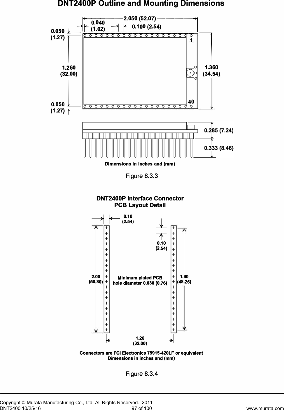 Page 49 of Murata Electronics North America DNT2400P 2.4GHz Transceiver Module User Manual 16 0346   Exhibit Cover
