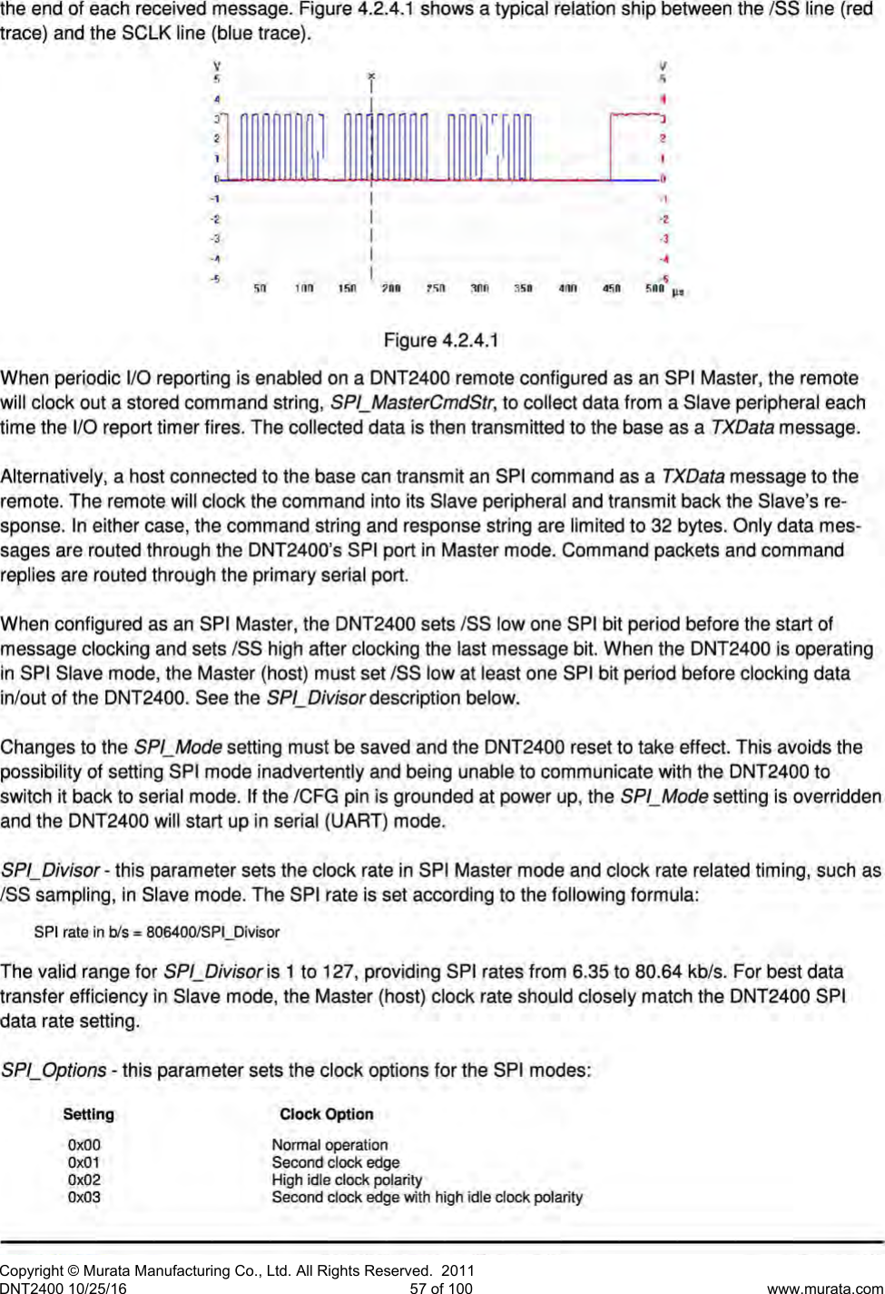 Page 9 of Murata Electronics North America DNT2400P 2.4GHz Transceiver Module User Manual 16 0346   Exhibit Cover