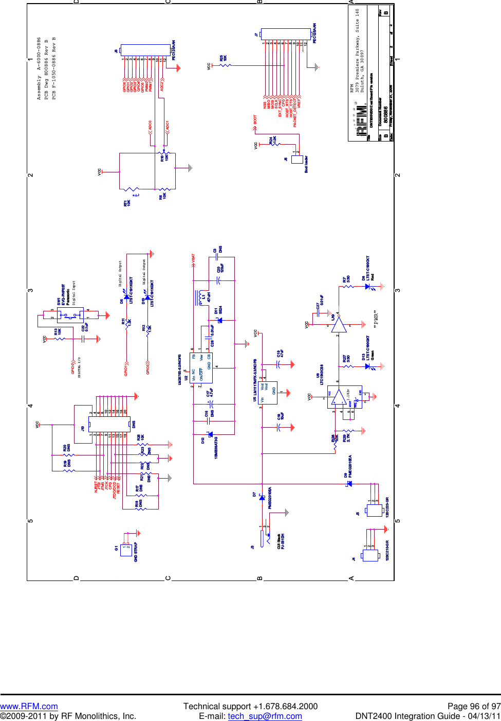    www.RFM.com  Technical support +1.678.684.2000  Page 96 of 97 ©2009-2011 by RF Monolithics, Inc.  E-mail: tech_sup@rfm.com  DNT2400 Integration Guide - 04/13/11    !&quot;#$!%$ &amp;&apos;()$*&quot;+(),$- $./&quot;$0 1$$&quot; &amp;23334 5A+./#+&amp;/-6+!*+.$-7!&amp;*-!6/89+&amp;.$),$-+9+3!&quot;#$!%$ &amp;&apos;()$*&quot;+(),$- $./&quot;$0 1$$&quot; &amp;23334 5A+./#+&amp;/-6+!*+.$-7!&amp;*-!6/89+&amp;.$),$-+9+3!&quot;#$!%$ &amp;&apos;()$*&quot;+(),$- $./&quot;$0 1$$&quot; &amp;23334 5A+./#+&amp;/-6+!*+.$-7!&amp;*-!6/89+&amp;.$),$-+9+39!2-!:2-!:2-:-.)##%$,#$%&quot;&quot;&amp;&apos;()*+#/-(0####110&quot;&apos;21##110&quot;,*#3##110*;*1&lt;&quot;=&lt;&lt;&lt;:(:(4;4&lt;:4;4&lt;:  4;!*7B 3(3(&lt;5&lt;555&gt; ?,33&gt; ?,334;344&lt;+&quot;/&apos;C&lt;+&quot;/&apos;C;;((&lt;&lt;4343;5;5;(;(&lt;5&lt;5/*/7&amp;*!&apos;&gt;&lt;/*/7&amp;*!&apos;&gt;&lt;  5;(5;(;;44 ;&lt;: ;&lt;:&amp;(&quot; !*&amp;(&quot; &lt;5-$$*&lt;5-$$*;;&gt;;:;(&gt;;:;(::;;5:;5:;;;4;354&amp;&amp;&quot;+#&amp;/6$-4&amp;&amp;&quot;+#&amp;/6$-3&lt;5$63&lt;5$6444 :(4 :( 33334;35++3355::4455;:(;:(::  