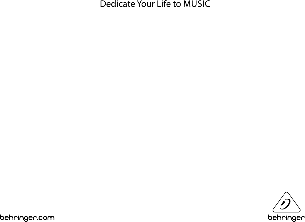 Dedicate Your Life to MUSIC