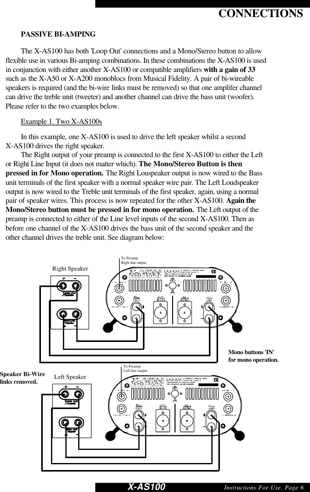 Page 6 of 9 - Musical-Fidelity Musical-Fidelity-X-As100-Users-Manual- C  Musical-fidelity-x-as100-users-manual