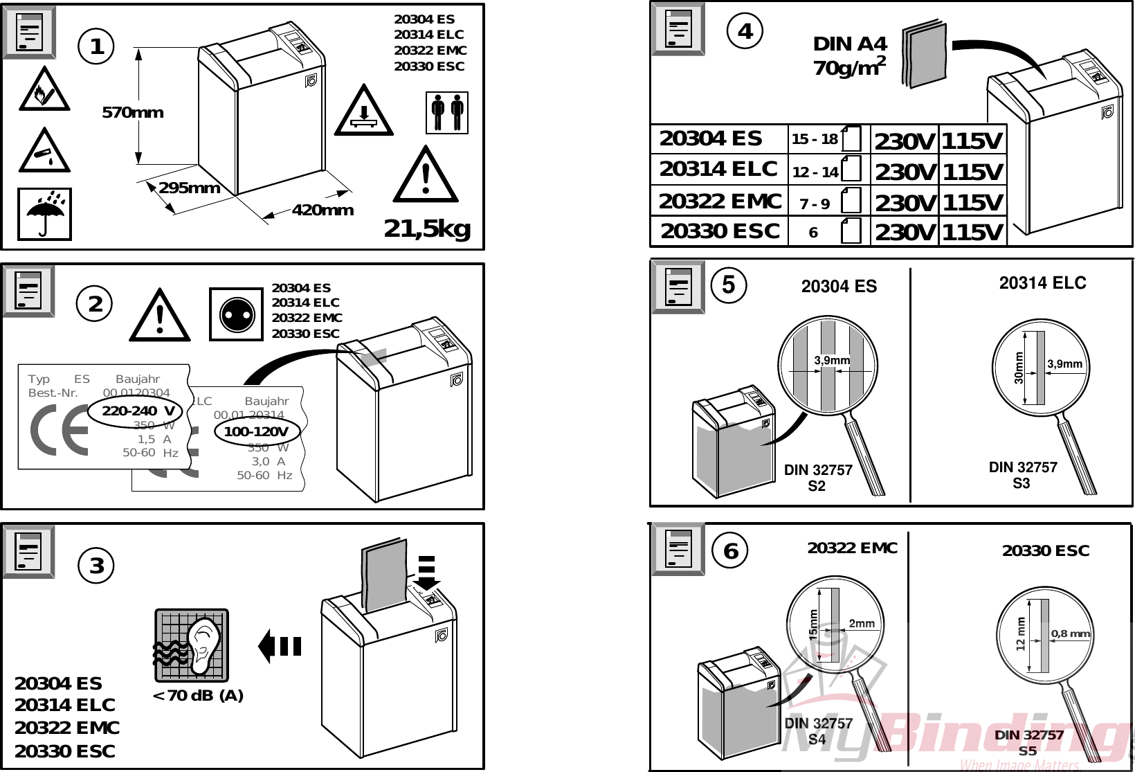 Page 7 of 11 - MyBinding Dahle-20300-Series-Ps-Manual User Manual