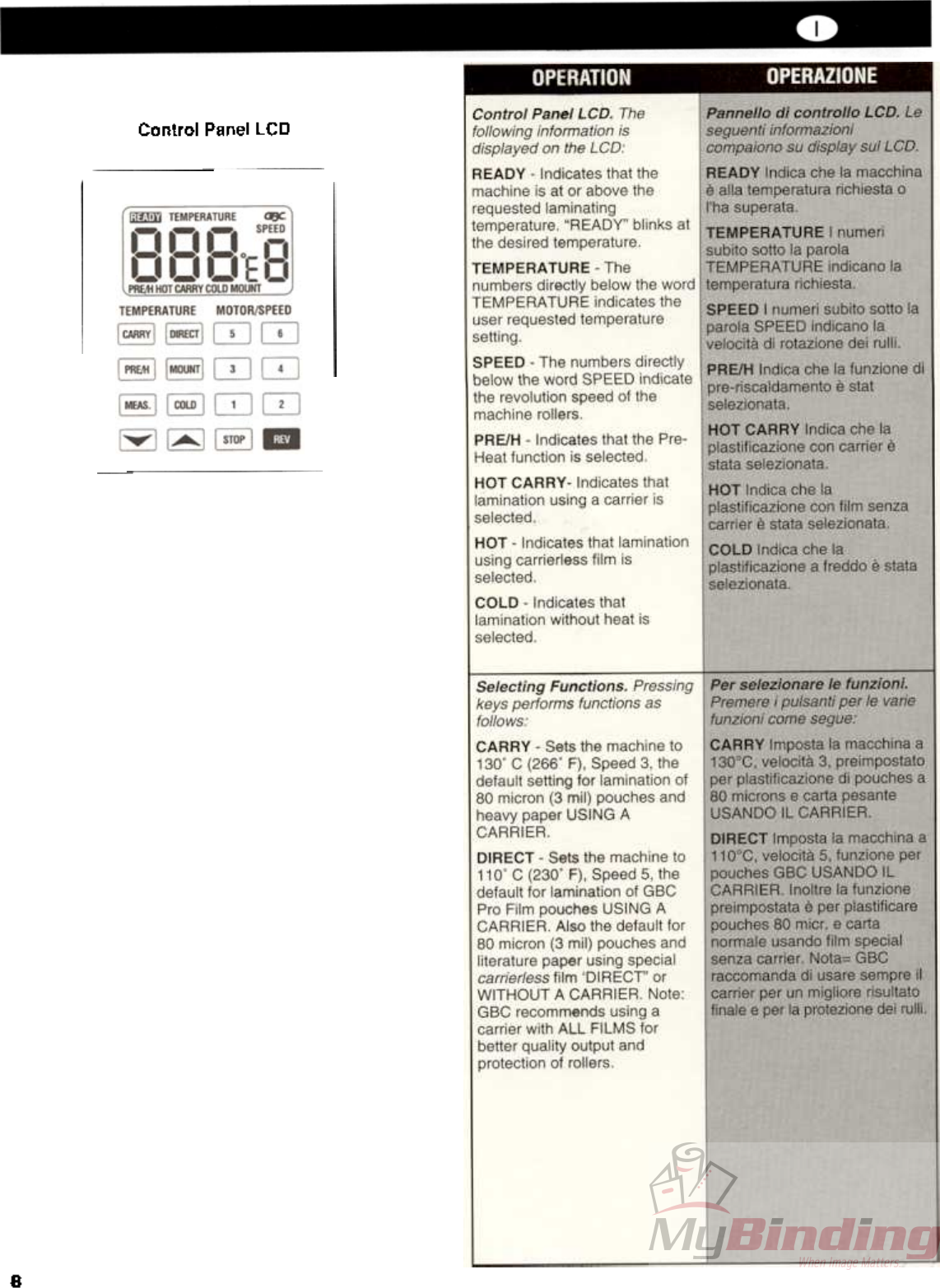 Page 6 of 12 - MyBinding Gbc-3500-Pouch-Laminator-Users-Manual User Manual