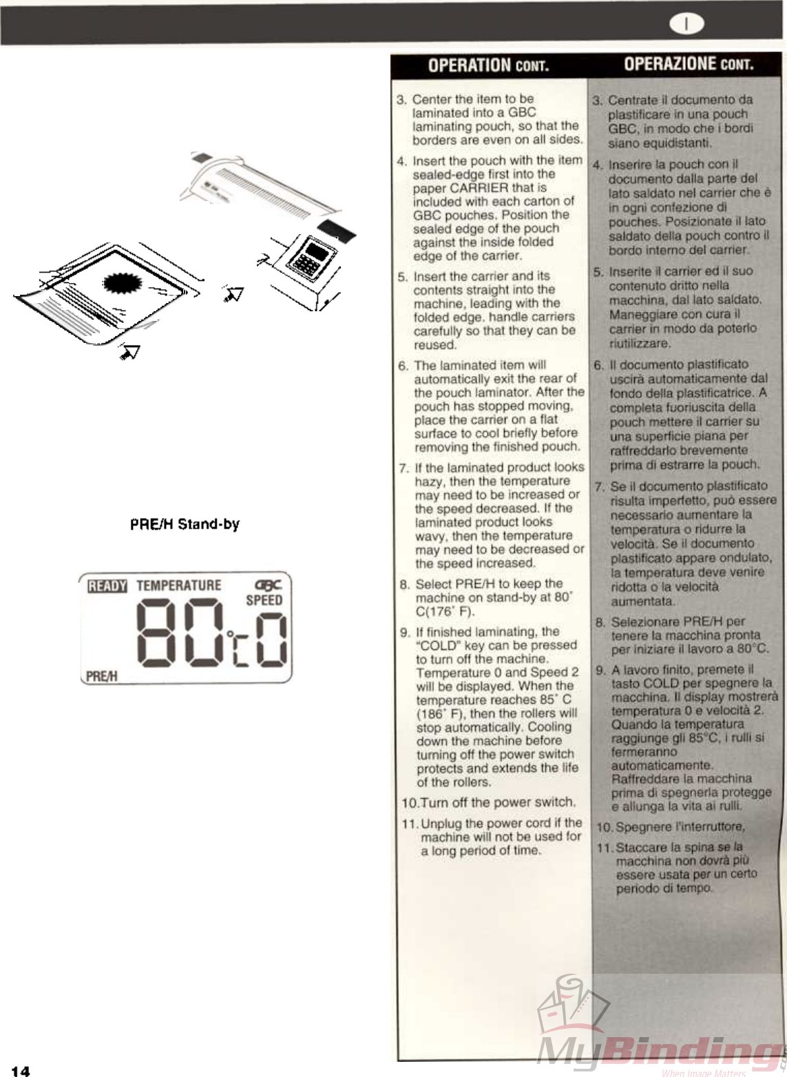 Page 9 of 12 - MyBinding Gbc-3500-Pouch-Laminator-Users-Manual User Manual