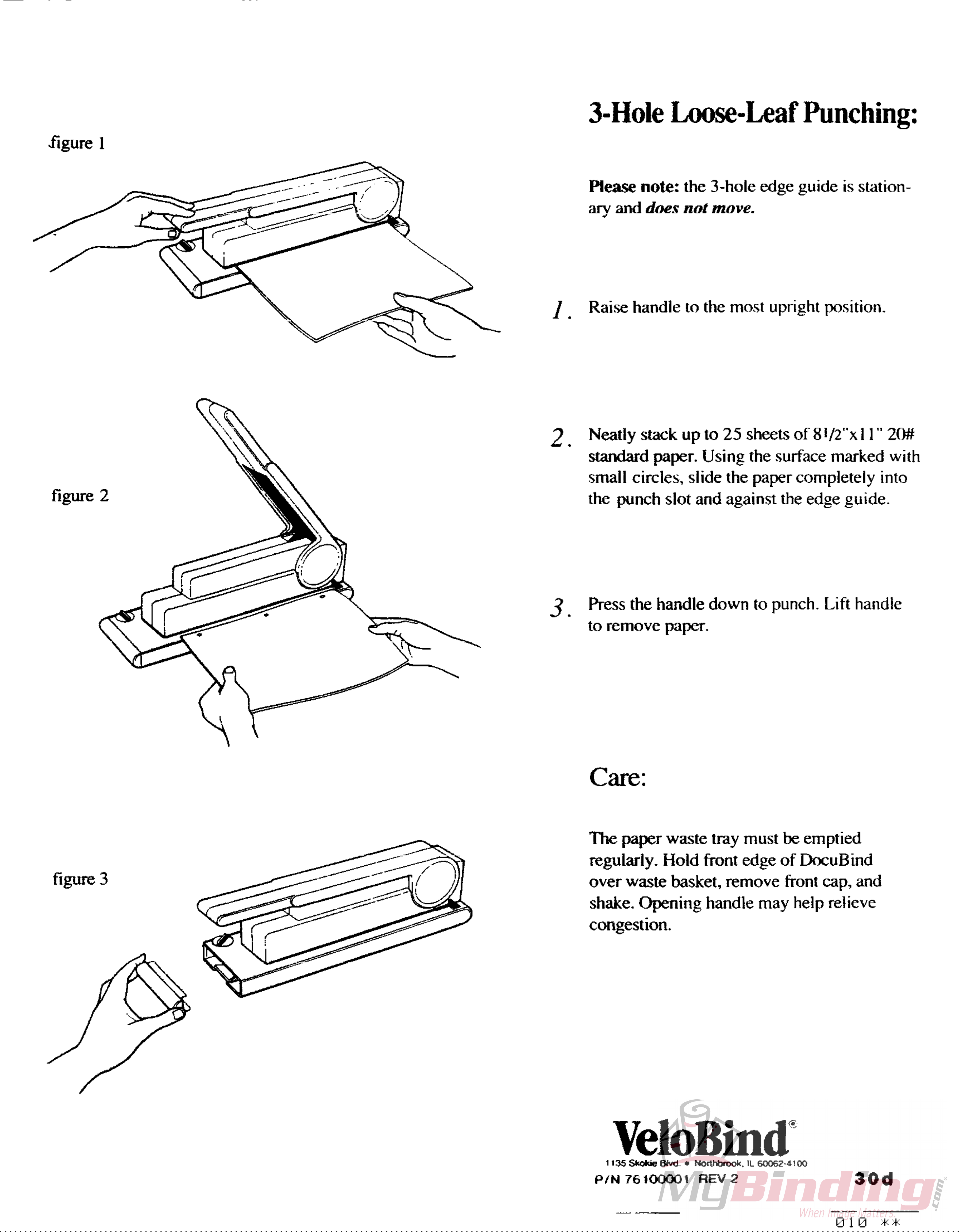 MyBinding Gbc Docubind Users Manual User