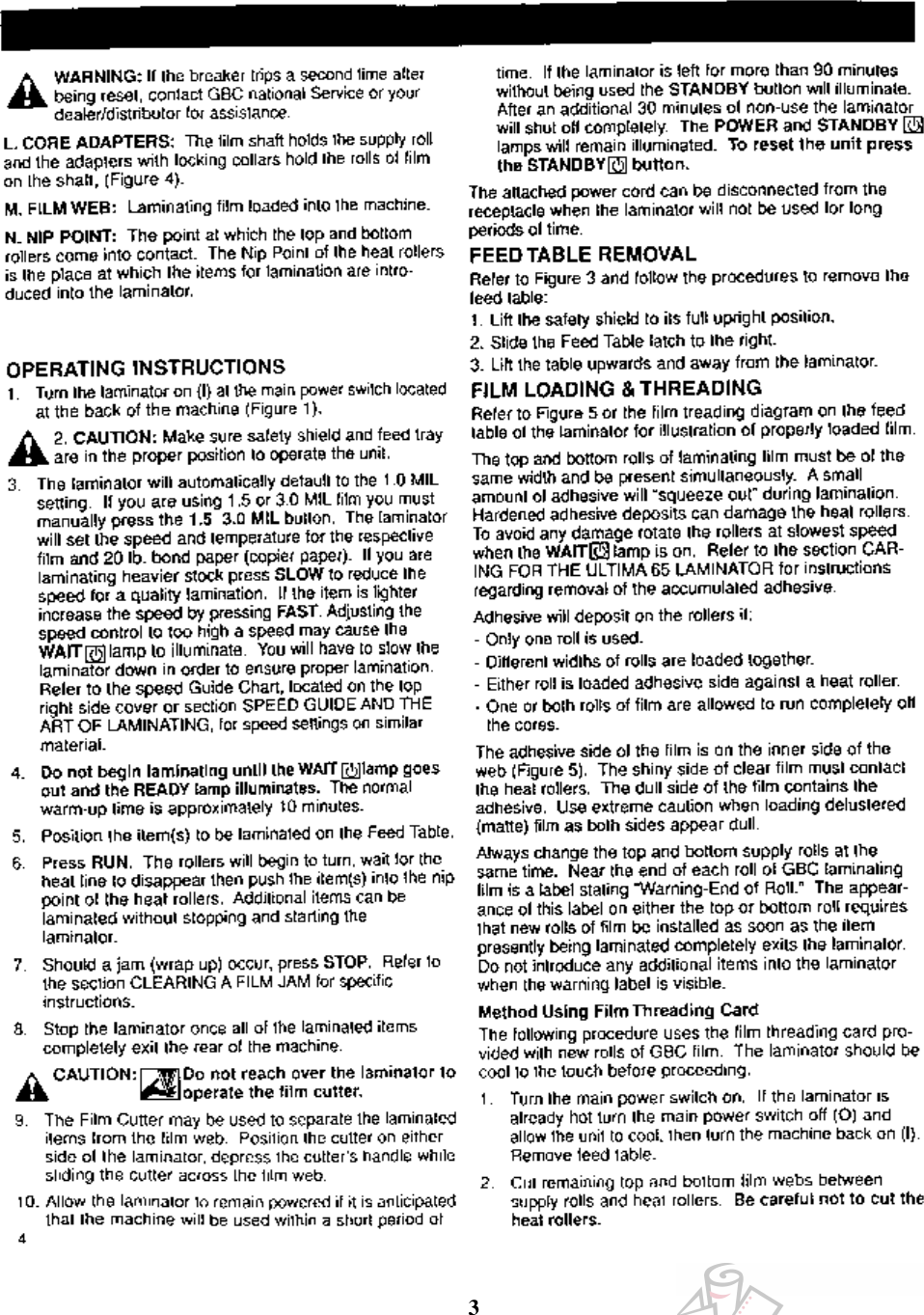 Page 4 of 11 - MyBinding Gbc-Ultima-65-Operating-Instructions User Manual