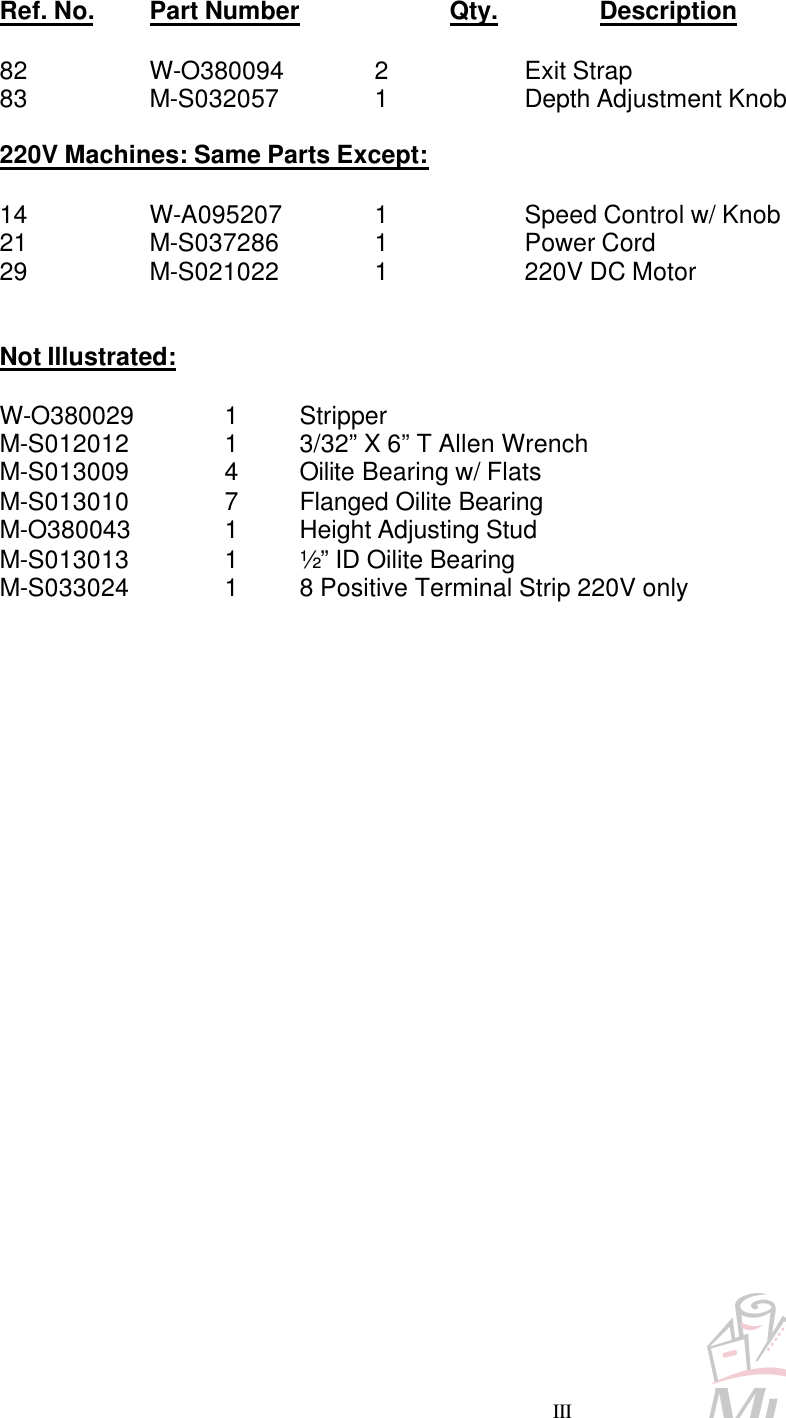 Page 4 of 7 - MyBinding Graphicwhizard-3800-Parts User Manual Graphic Whizard-3800-Parts