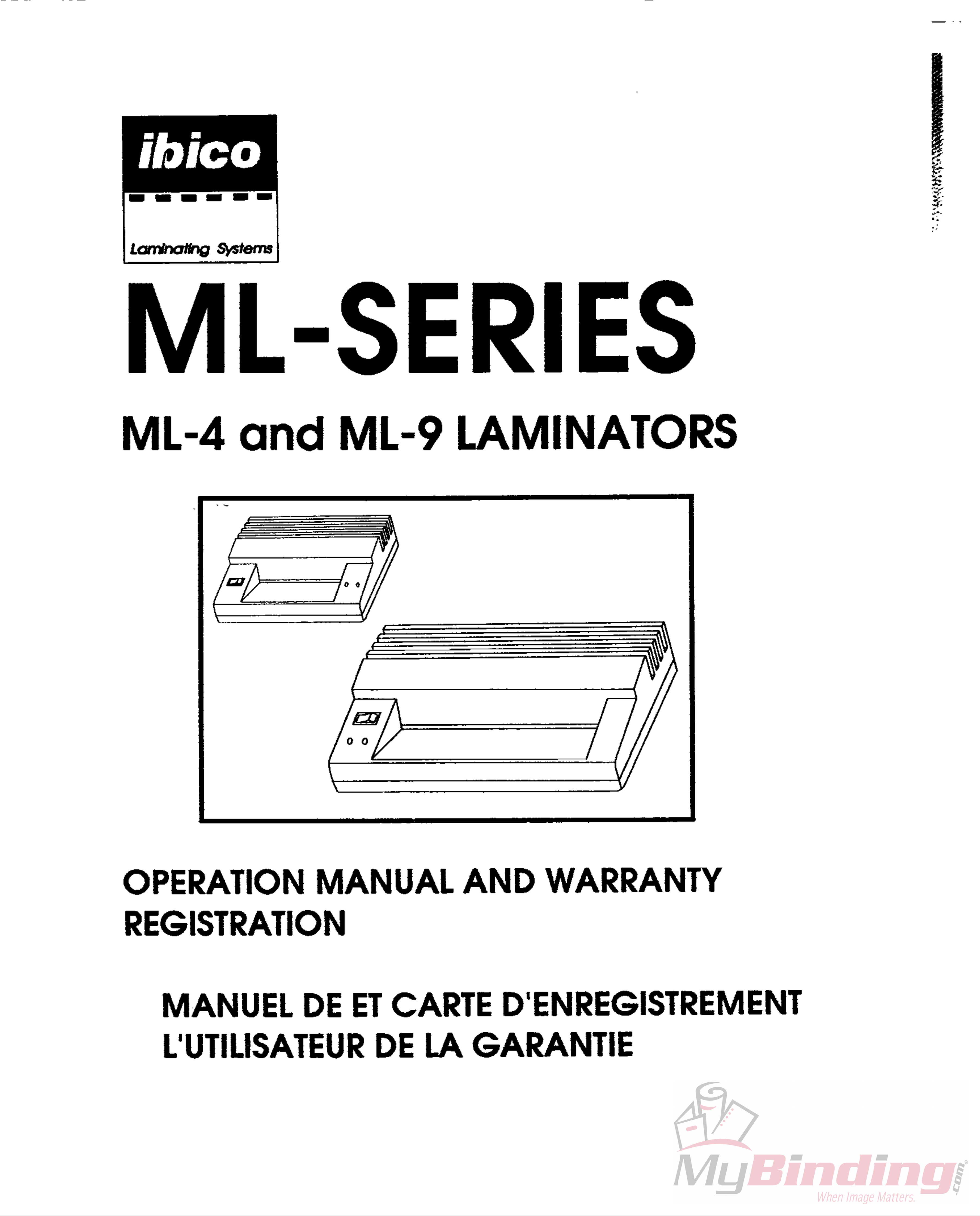 Page 2 of 8 - MyBinding Ibico-Ml4-Ml9-Pouch-Laminator-Users-Manual User Manual