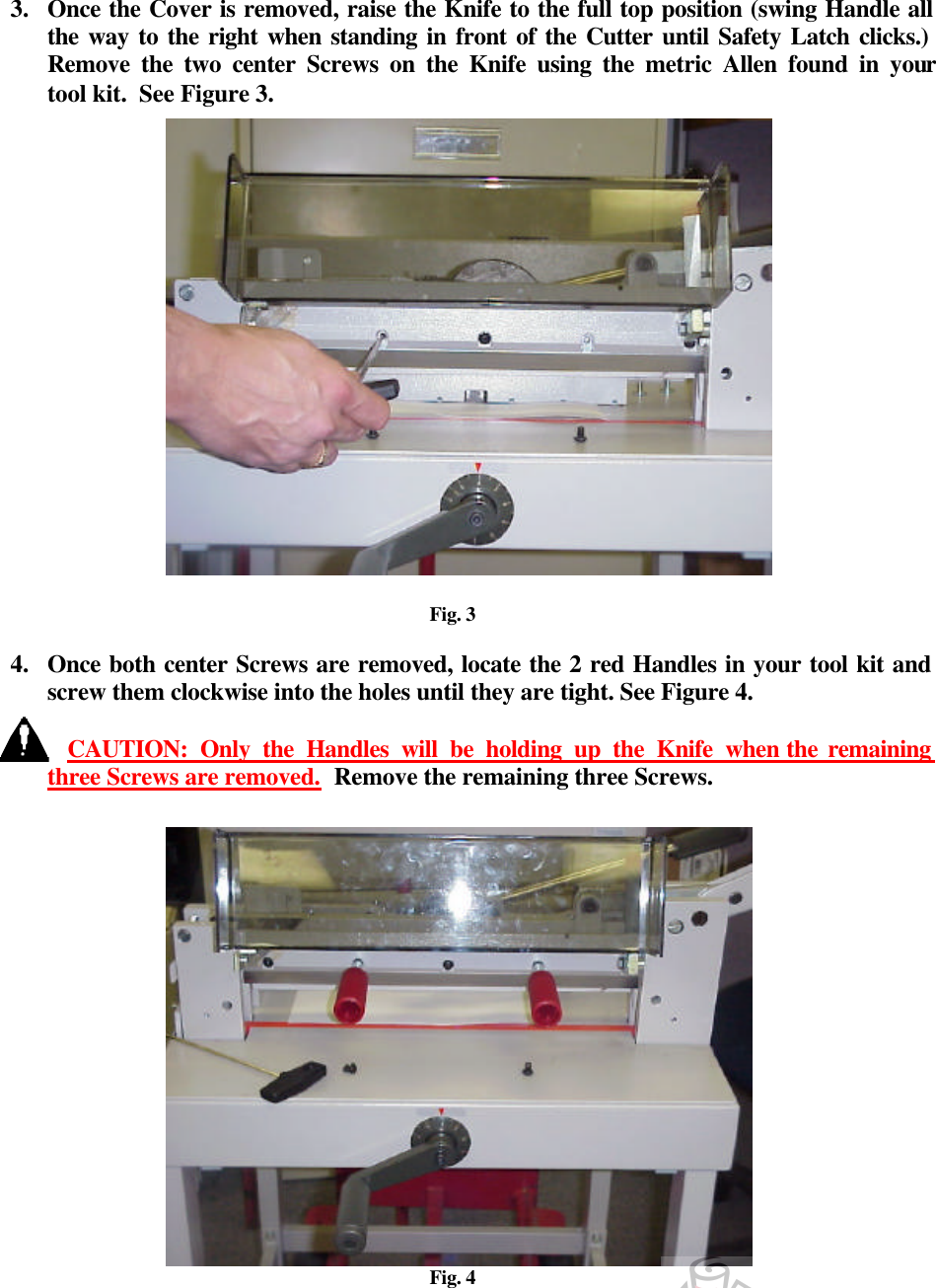 Page 3 of 7 - MyBinding Ideal-3905-3915-Blade-Change User Manual