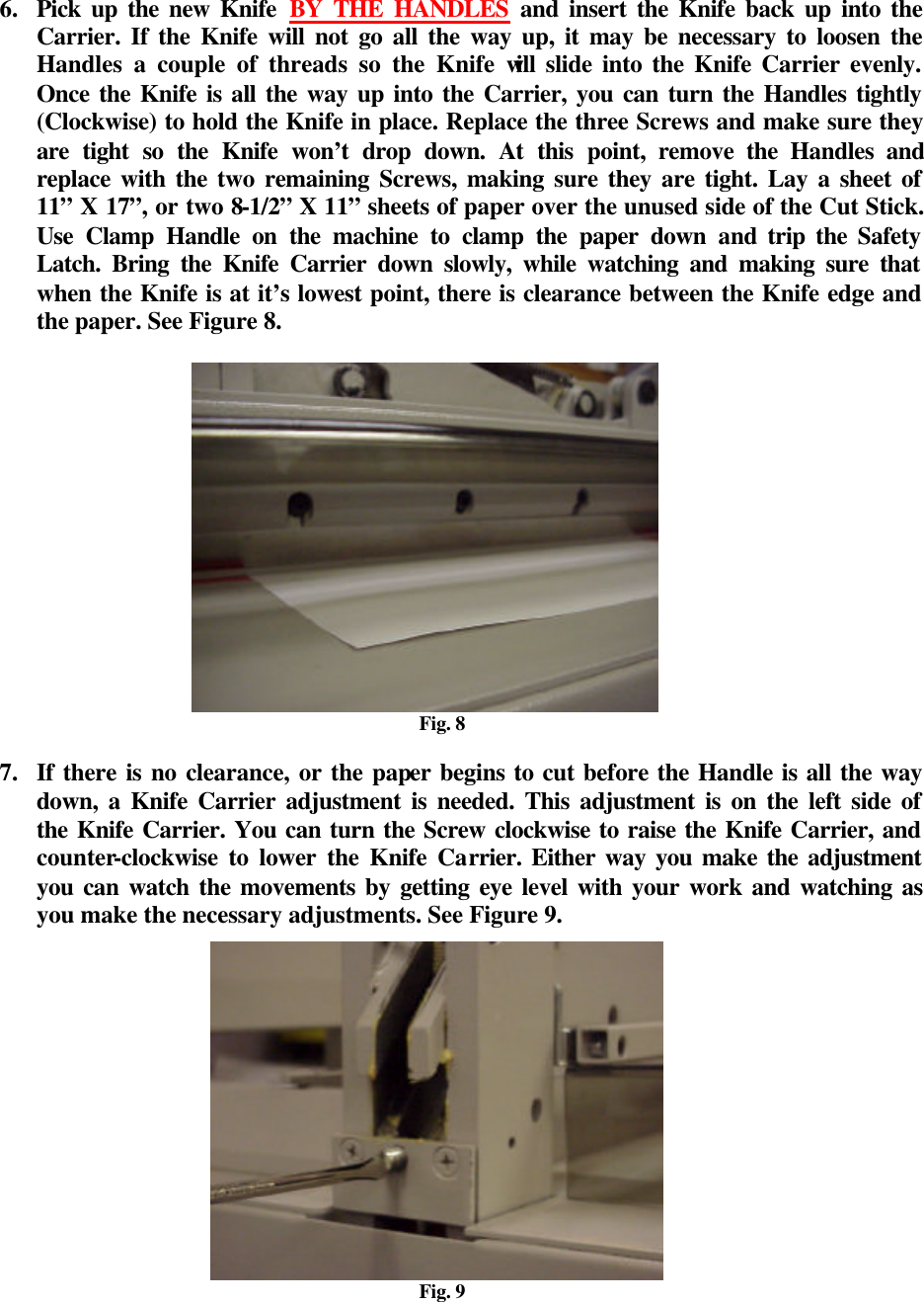 Page 5 of 7 - MyBinding Ideal-3905-3915-Blade-Change User Manual