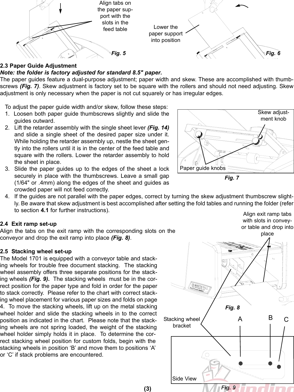 Page 4 of 9 - MyBinding Martin-Yale-1701-Operation-Instructions User Manual