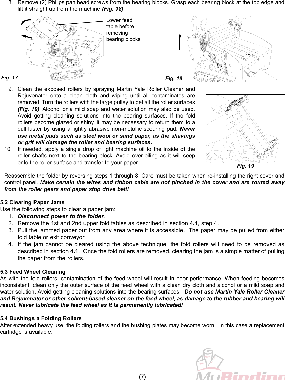 Page 8 of 9 - MyBinding Martin-Yale-1701-Operation-Instructions User Manual