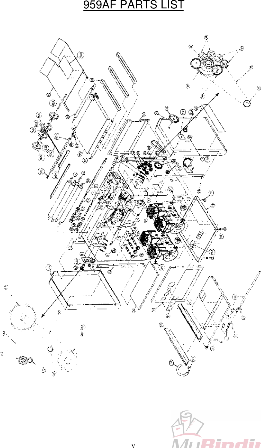 Page 6 of 8 - MyBinding Martin-Yale-959Af-Parts-List-For-Sn-4000-And-Above User Manual