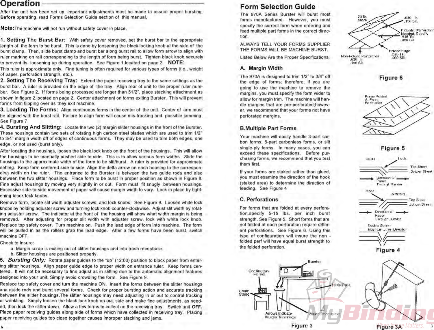 Page 4 of 5 - MyBinding Martin-Yale-970A-Burster-Instruction User Manual