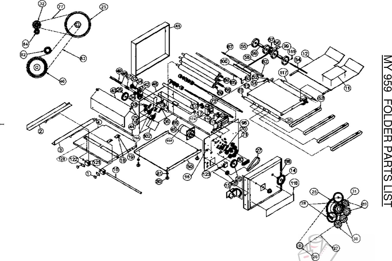 Page 3 of 9 - MyBinding Martinyale-959-Parts User Manual Martin Yale-959-Parts